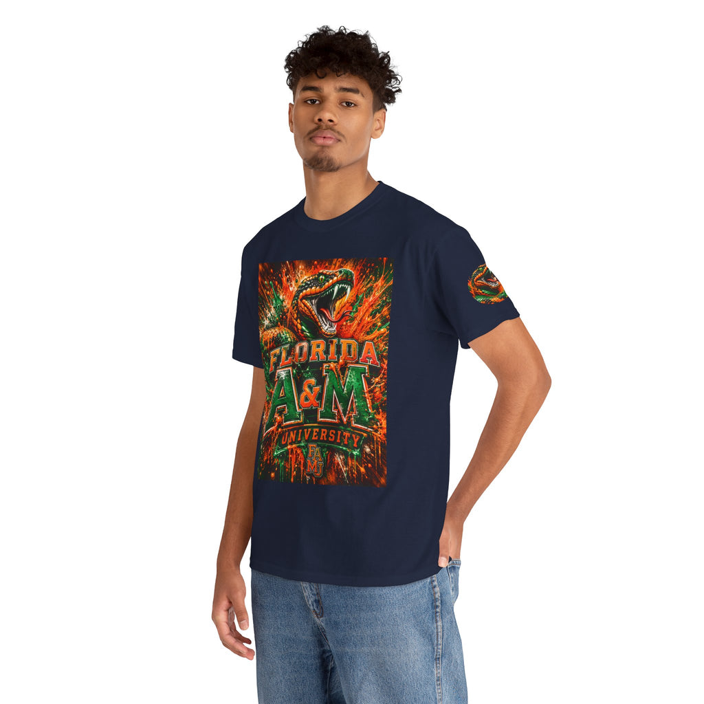 Florida A&M University Rattler Tee — Vintage Snake Mascot College T-Shirt