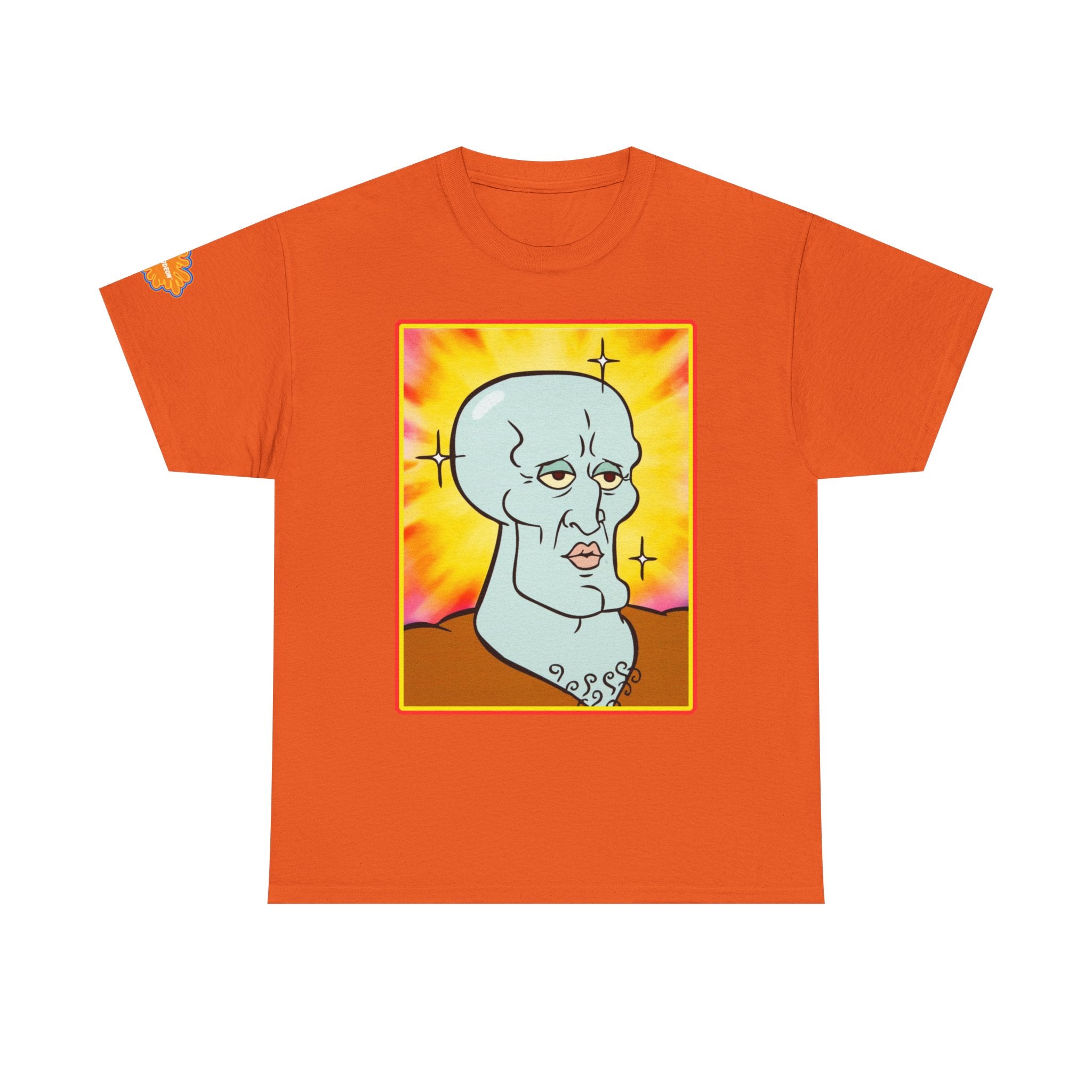 Handsome Squidward Portrait T‑Shirt — Retro Nickelodeon Graphic Tee