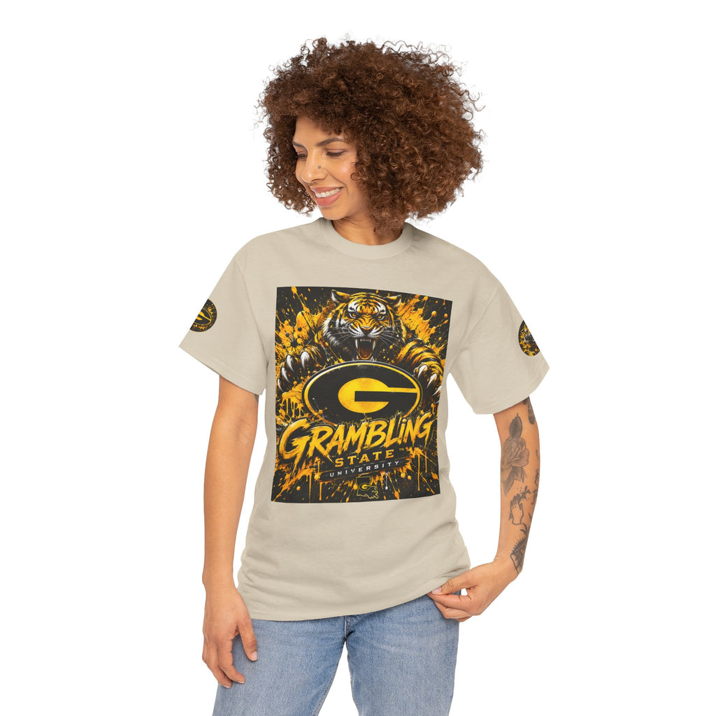 Grambling State Tigers T-Shirt — Roaring Tiger Logo College Tee
