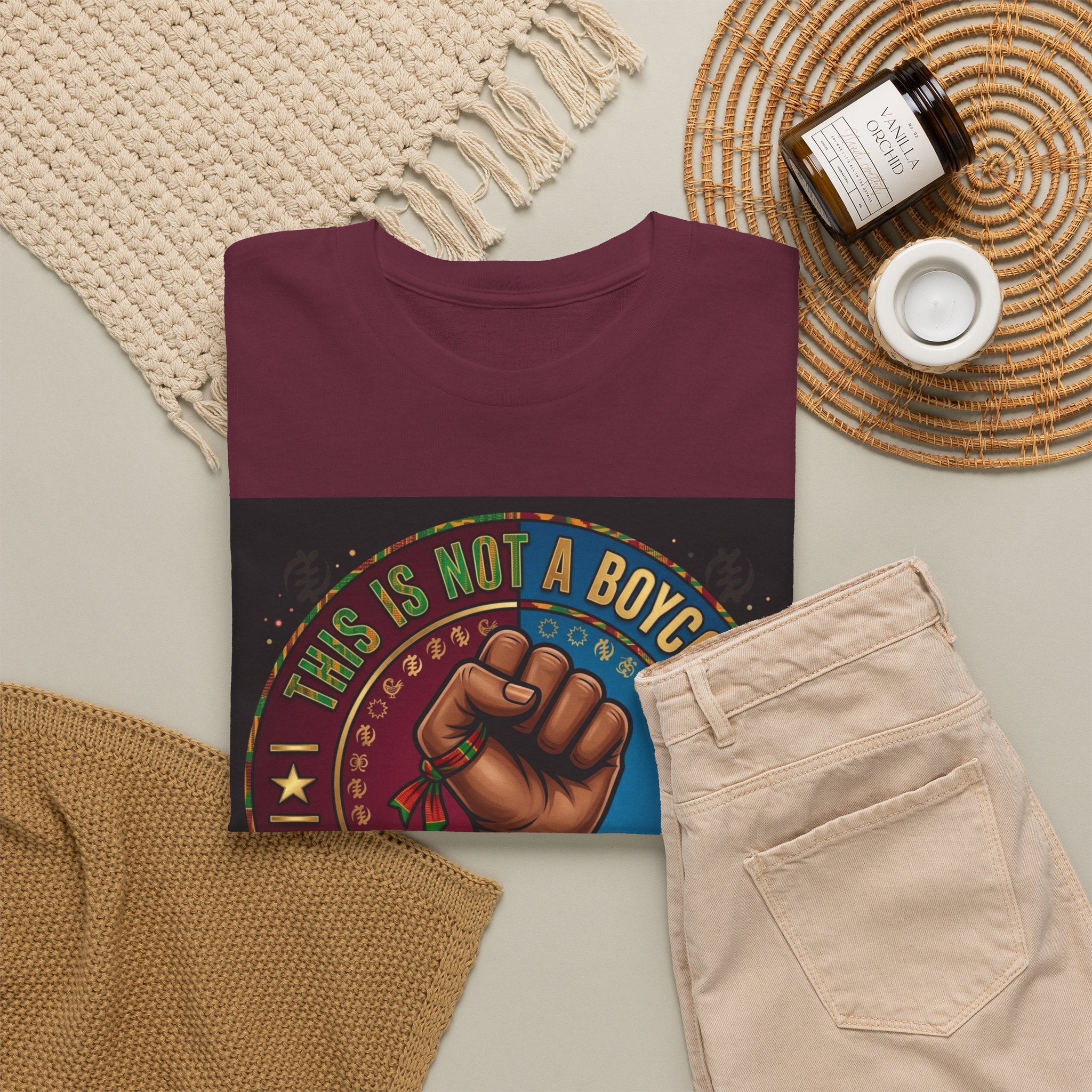 Political Activist Tee — "This Is Not a Boycott, This Is a Wealth Transfer" Fist Graphic Shirt