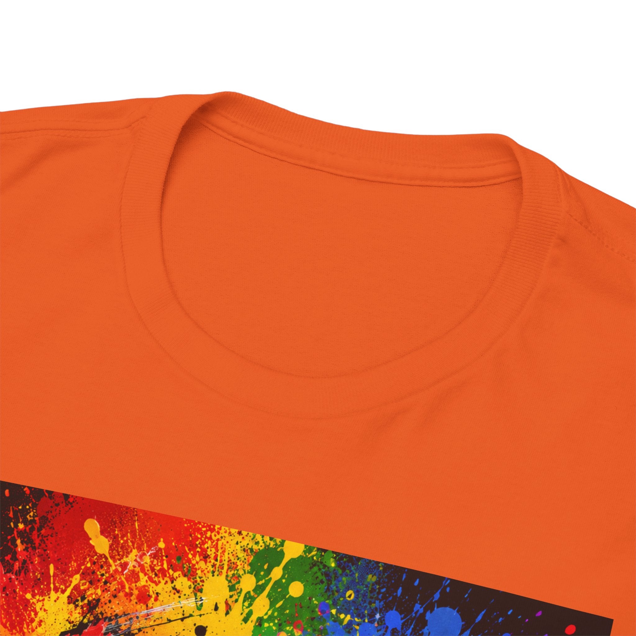 Wealth Transfer T-Shirt — Rainbow Graffiti Design (Back Fist Emblem)