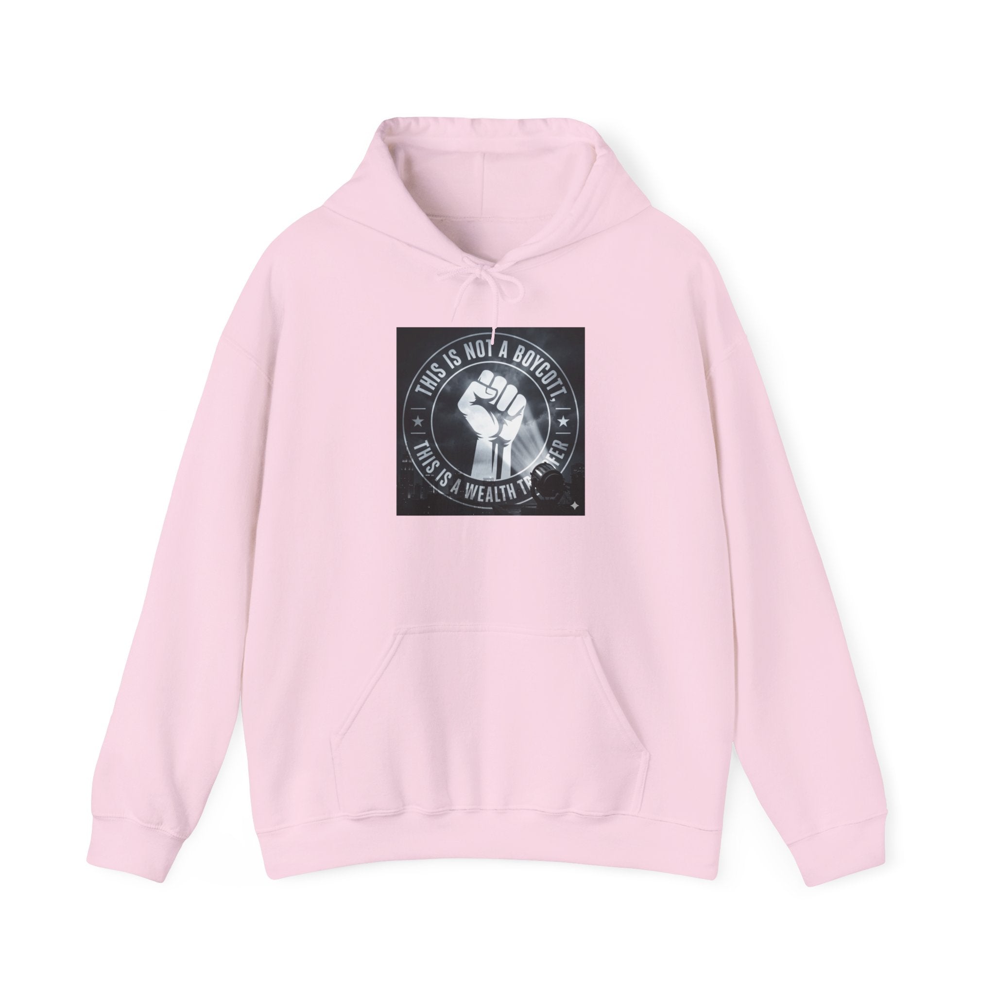 Hoodie — "This Is Not a Moment" Raised Fist Social Justice Pullover
