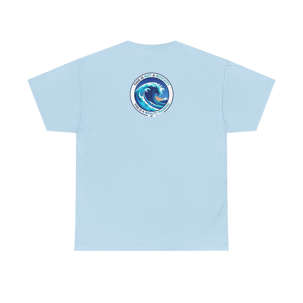 T-Shirt — Coastal Wave Graphic Tee (Ocean Sunset Wave Art)