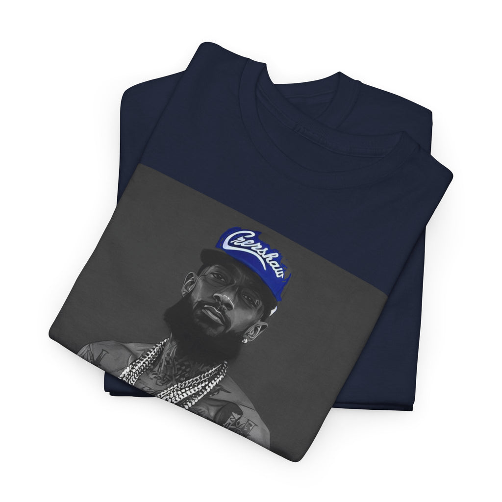 Iconic Rap Legend Photo Tee — Los Angeles Cap Graphic