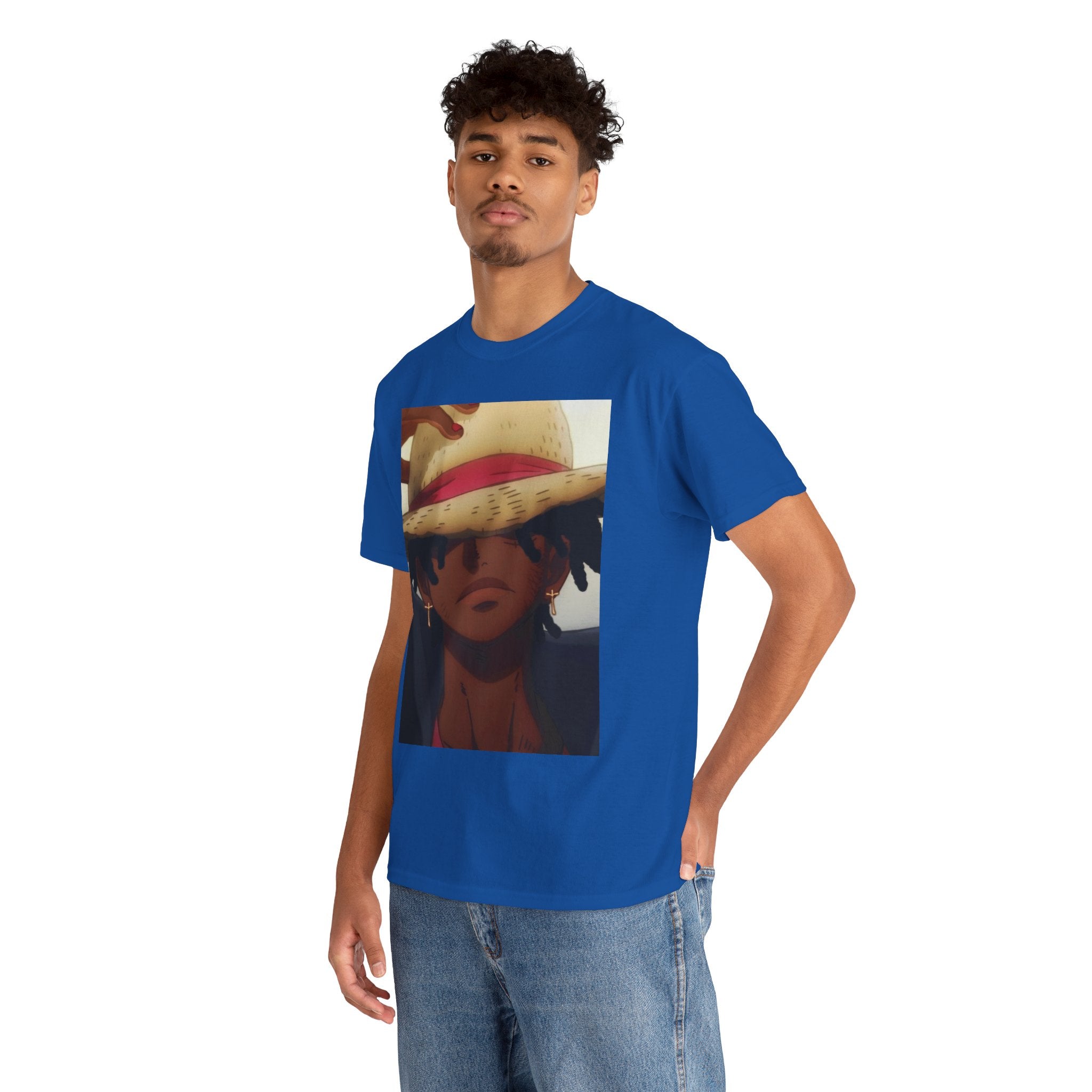 One Piece Luffy Straw Hat T‑Shirt — Anime Pirate Crew Graphic Tee