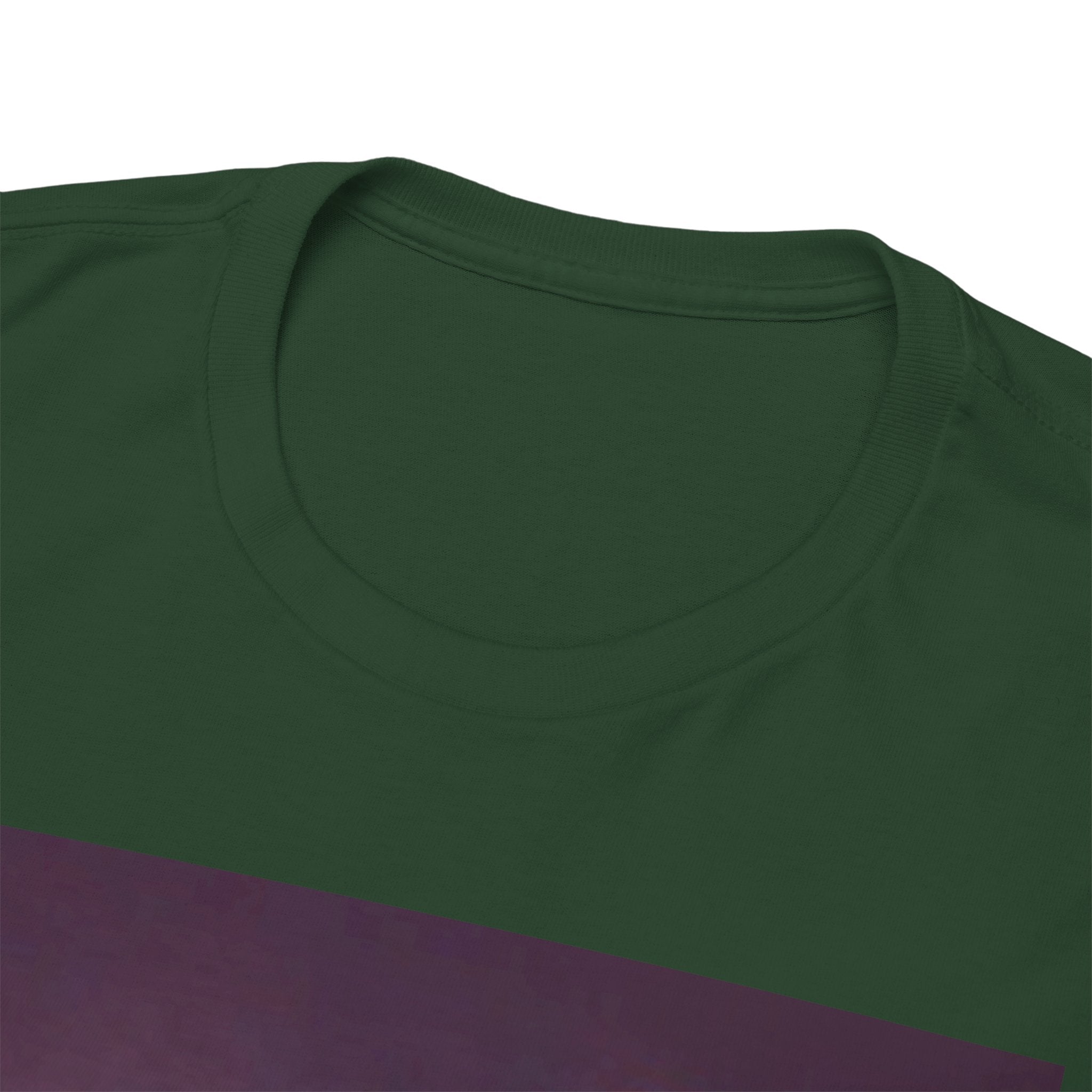 Basketball Jumpman Tee — Retro Skyline Graphic T-Shirt with Red Fist Back Emblem