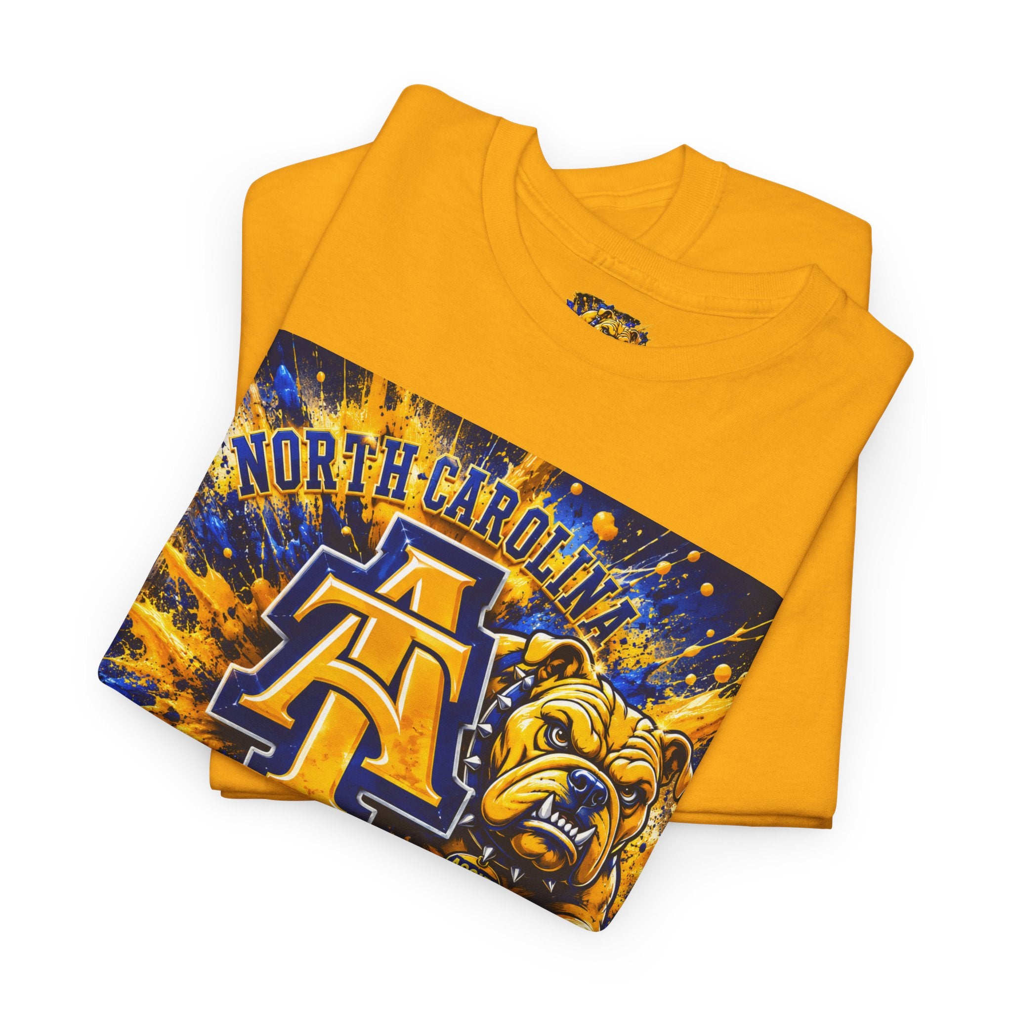 North Carolina A&T Aggies Bulldog T-Shirt — A&T Logo College Tee
