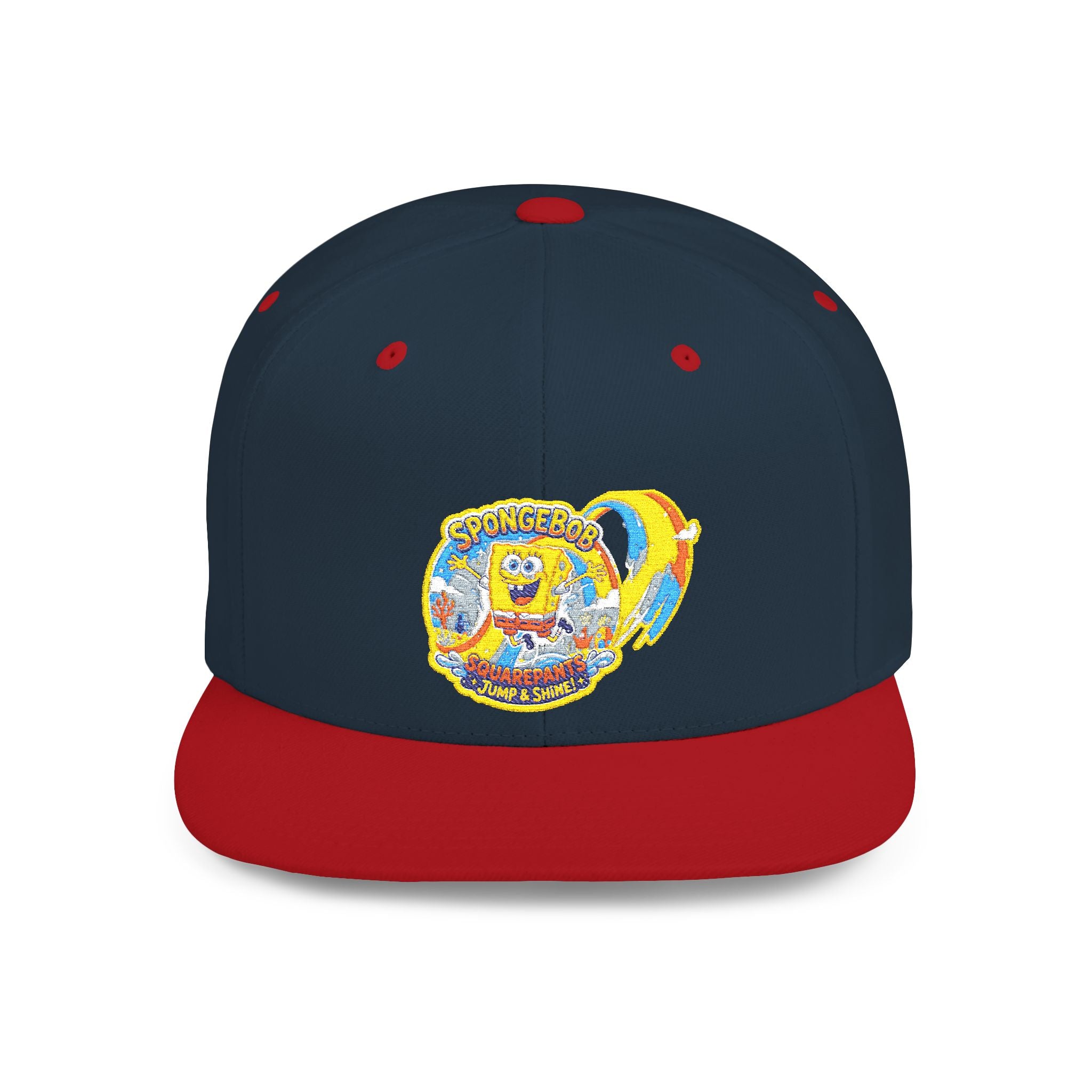 SpongeBob 'Jump & Shine' Royal Blue Flat Bill Snapback