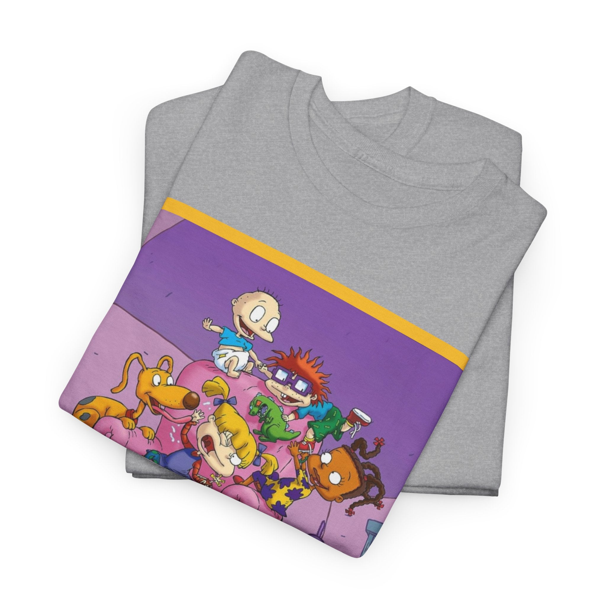 Rugrats Character Collage Tee — Retro Nickelodeon Kids Cartoon T-Shirt
