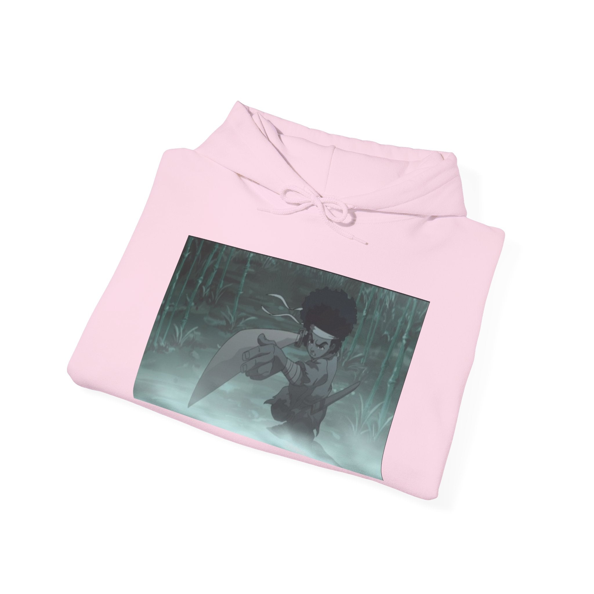 Moody Forest Angel Hoodie — Ethereal Wings Graphic Sweatshirt