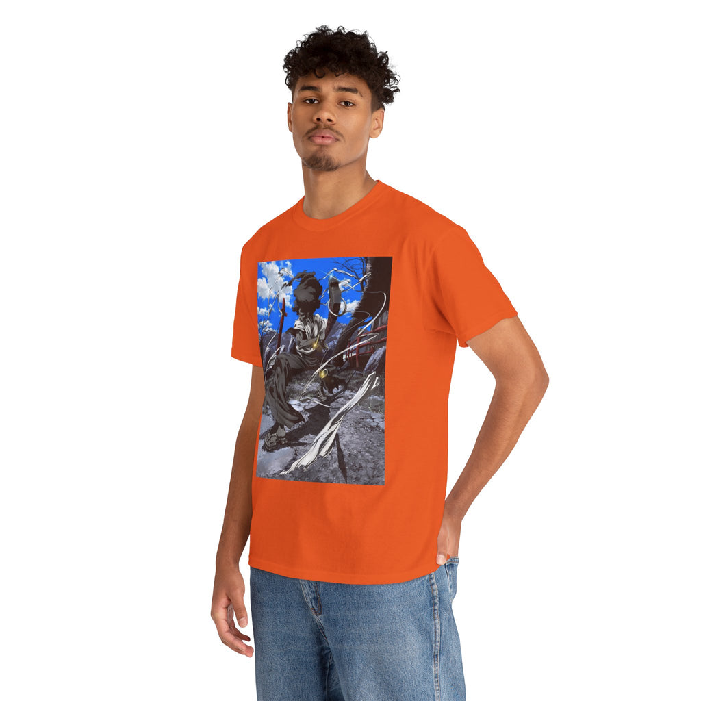 Afro Samurai Graphic Tee — Anime Streetwear T‑Shirt