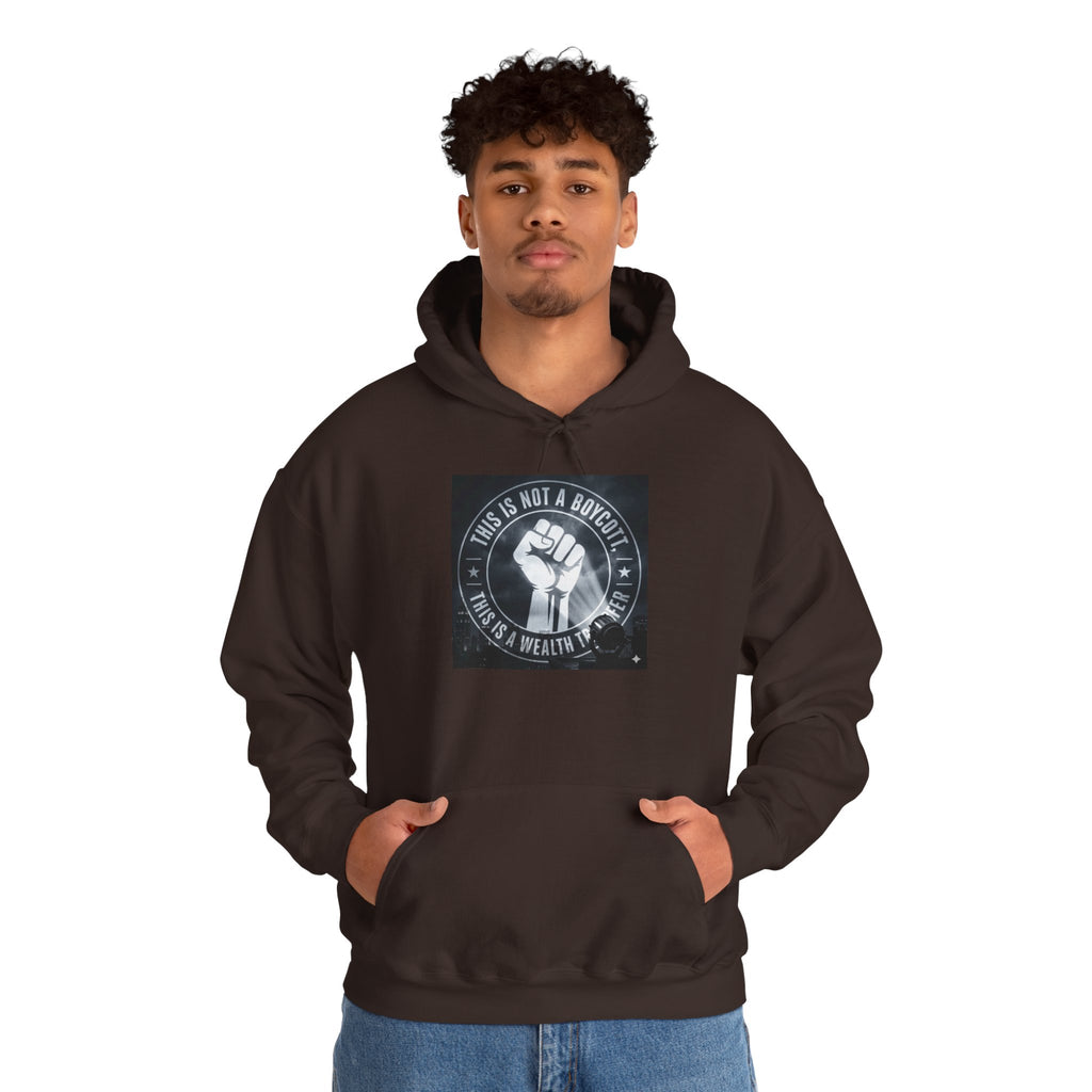 Hoodie — "This Is Not a Moment" Raised Fist Social Justice Pullover