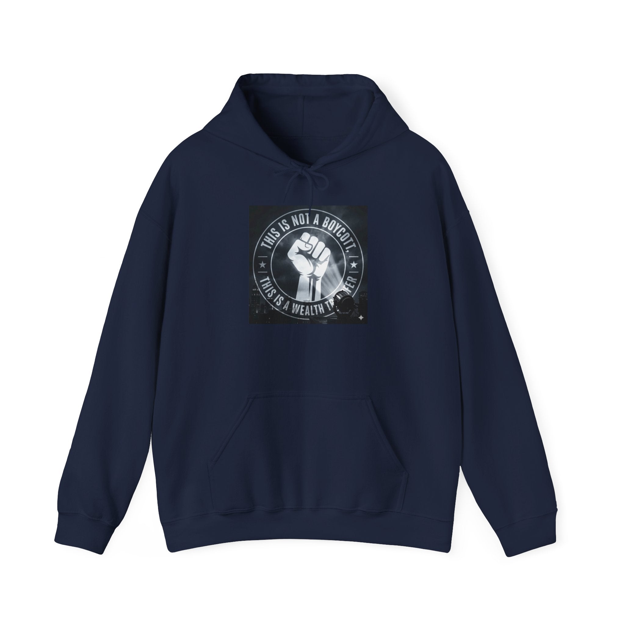 Hoodie — "This Is Not a Moment" Raised Fist Social Justice Pullover