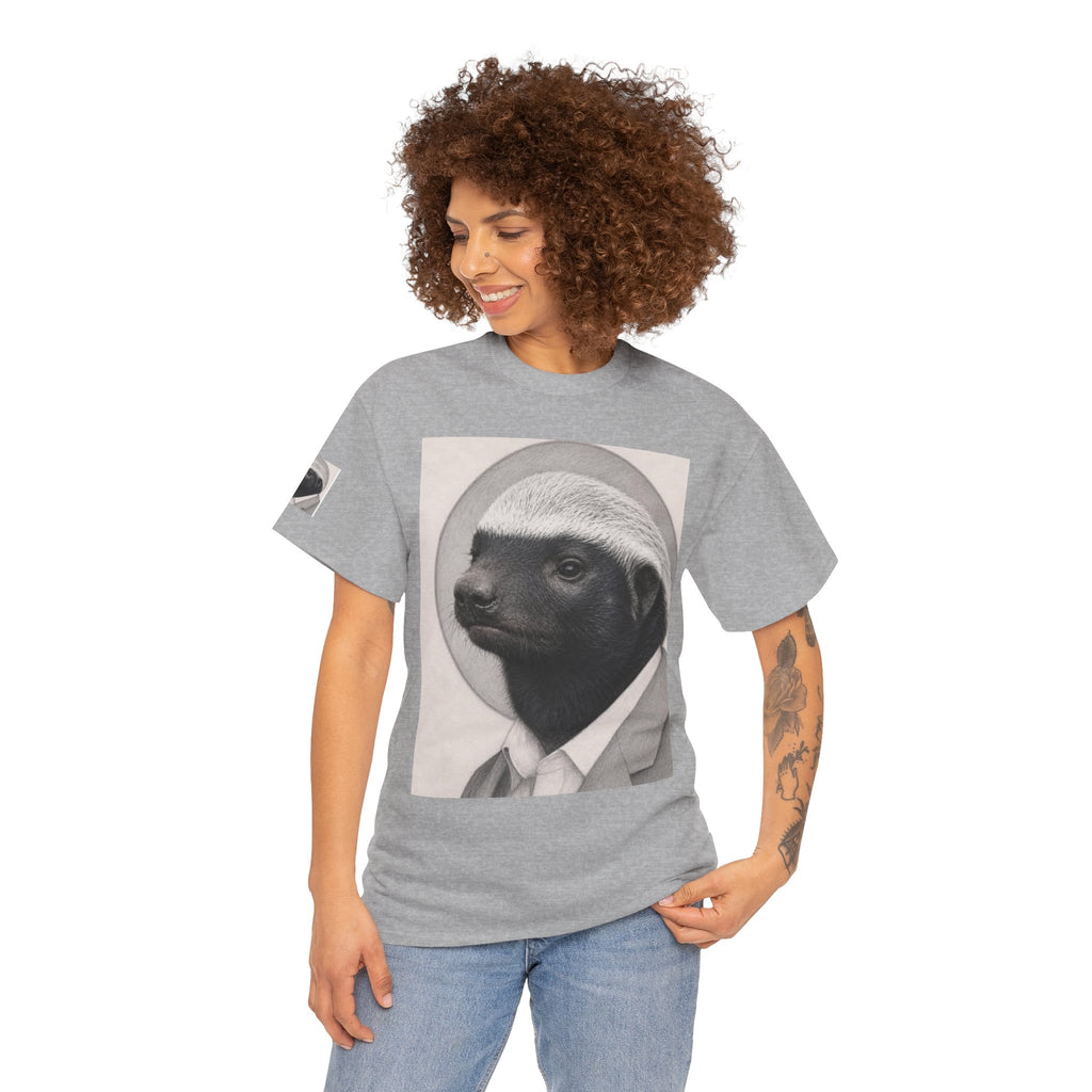 Badger Portrait Tee — "Which One of Y’all MF Said Something About a Home?" Graphic T‑Shirt