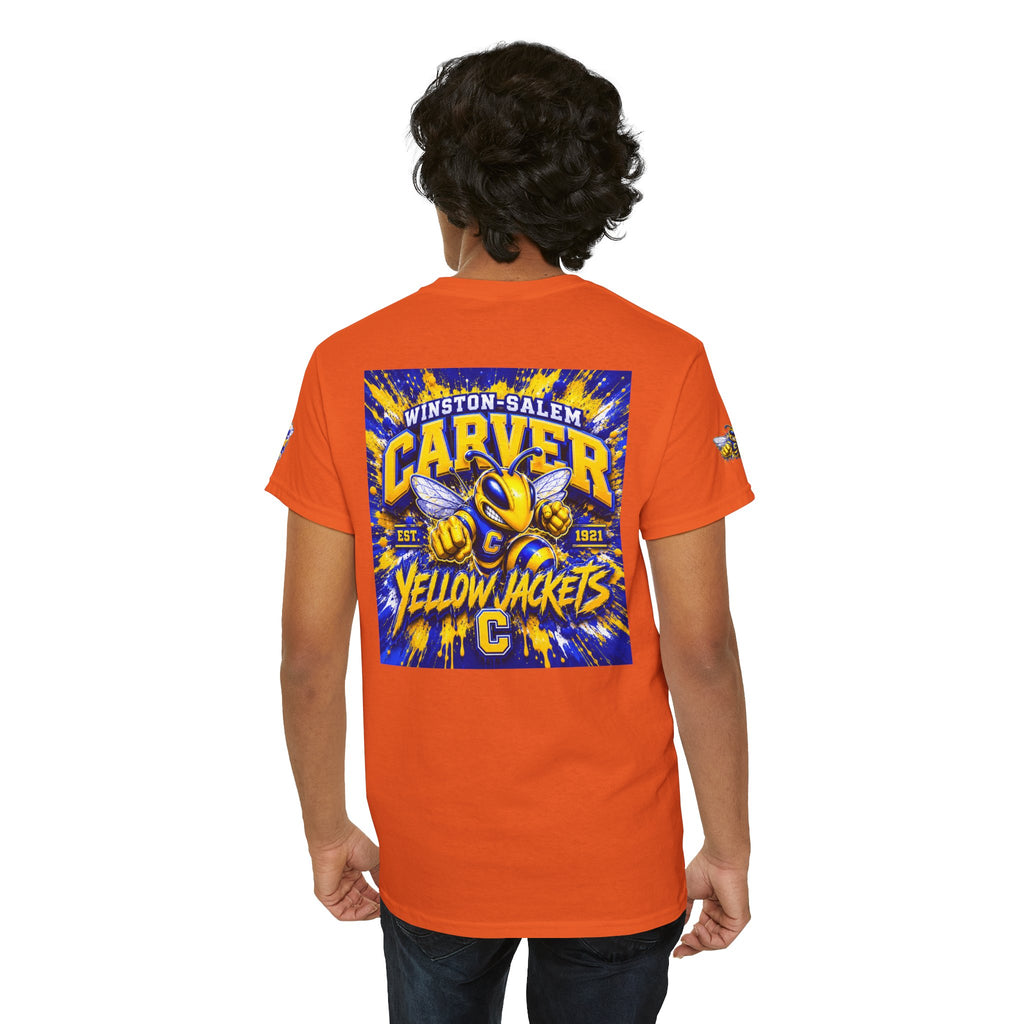 Carver Yellow Jackets Graphic T‑Shirt — Winston‑Salem School Spirit Tee