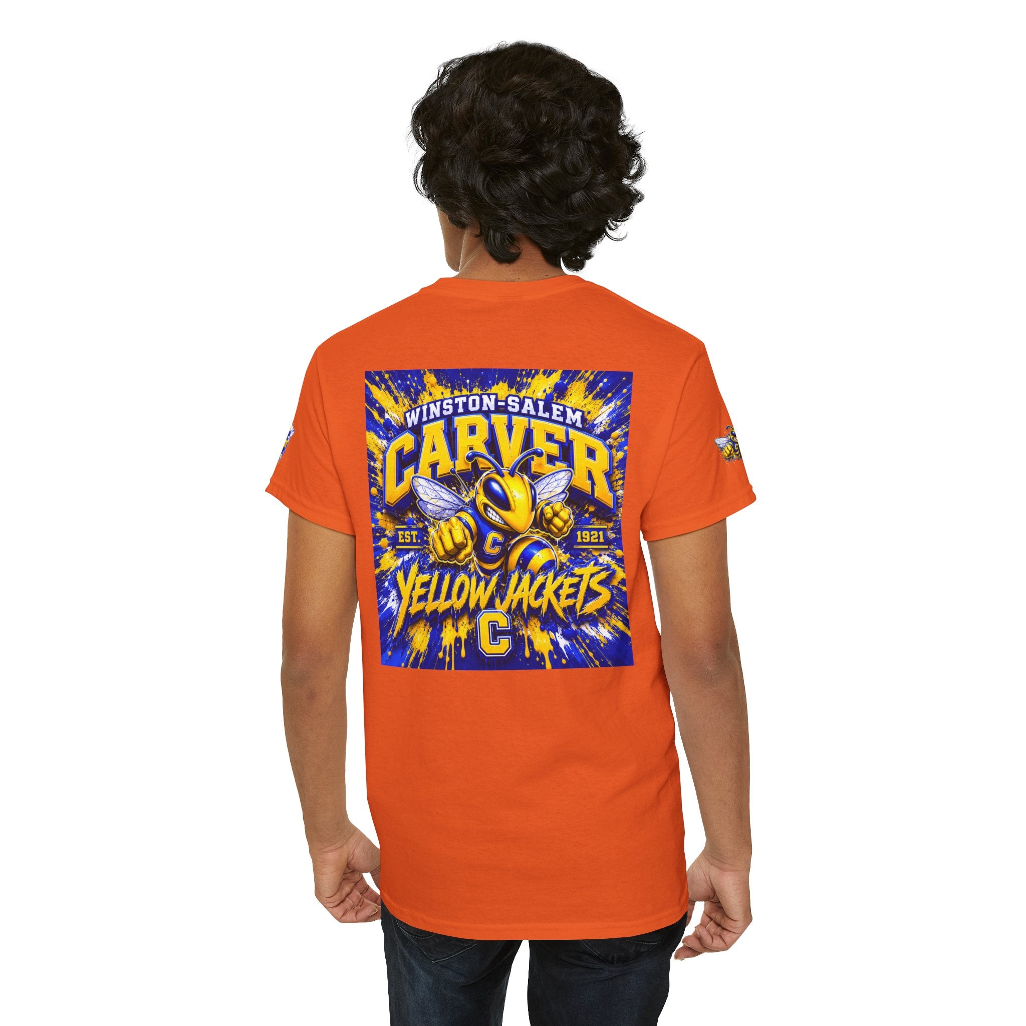 Carver Yellow Jackets Graphic T‑Shirt — Winston‑Salem School Spirit Tee