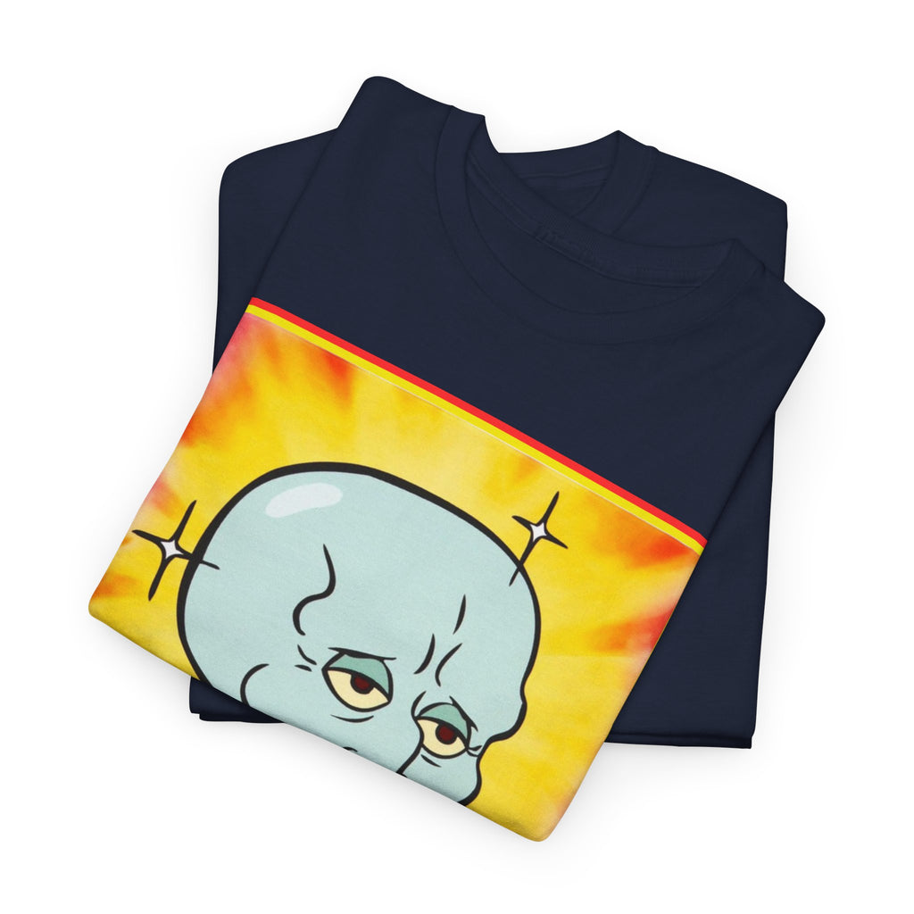 Handsome Squidward Portrait T‑Shirt — Retro Nickelodeon Graphic Tee