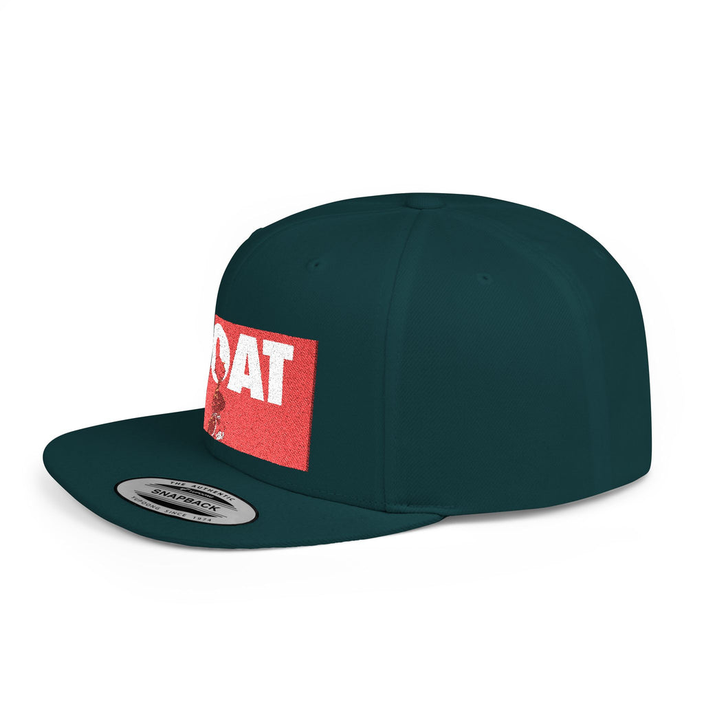 Copy of Flat Bill Snapback Hat — Retro Dance Crew Graphic Cap