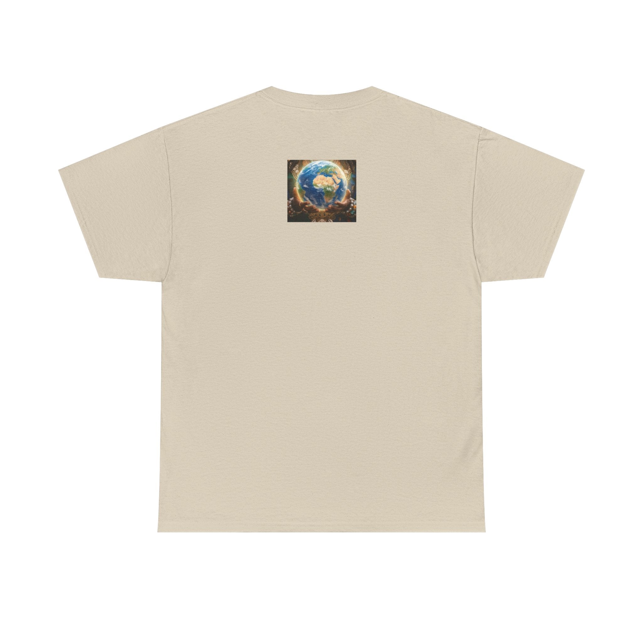 Cosmic Guardian Tee — Earth Mother Spiritual Graphic T-Shirt