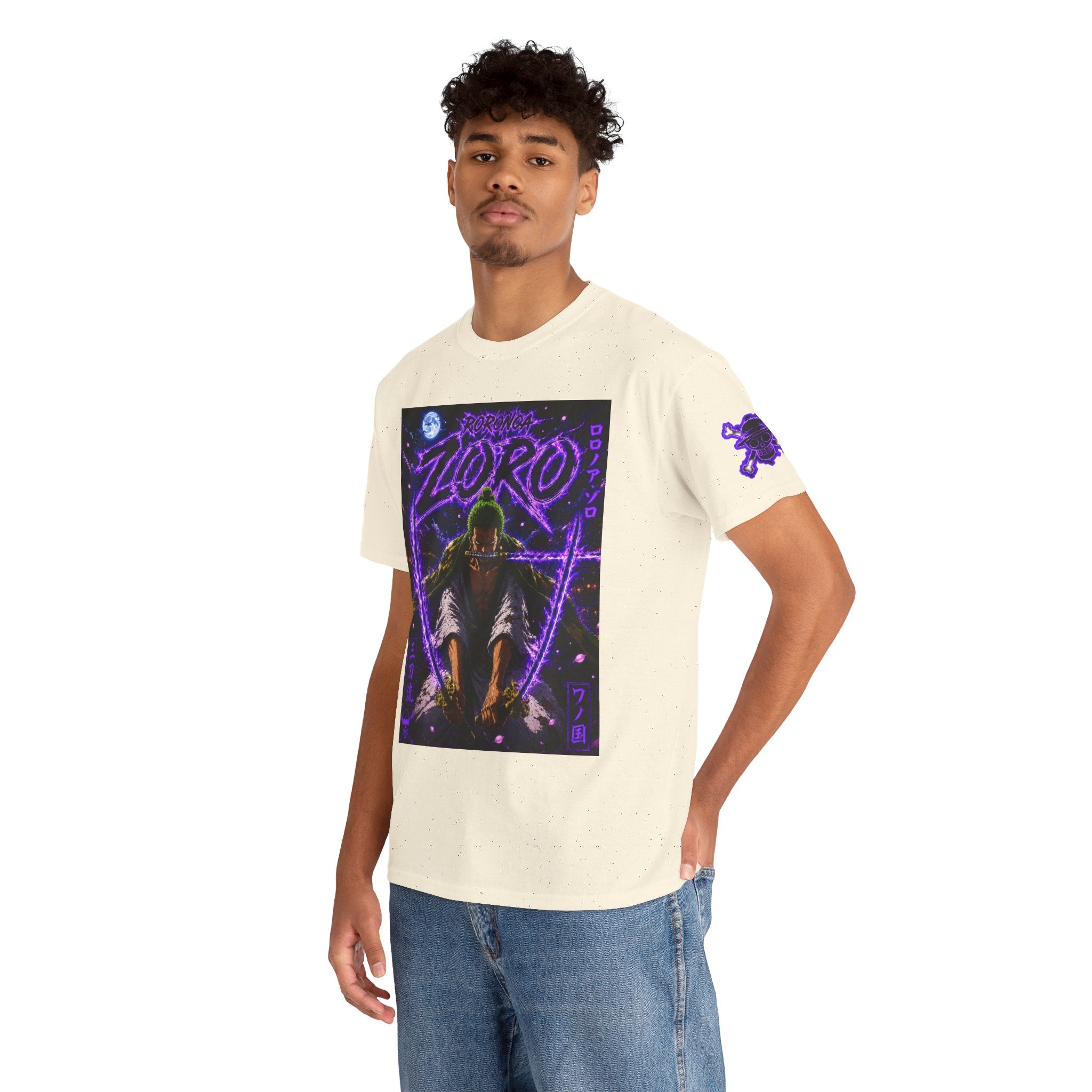Zoro Neon Samurai T‑Shirt