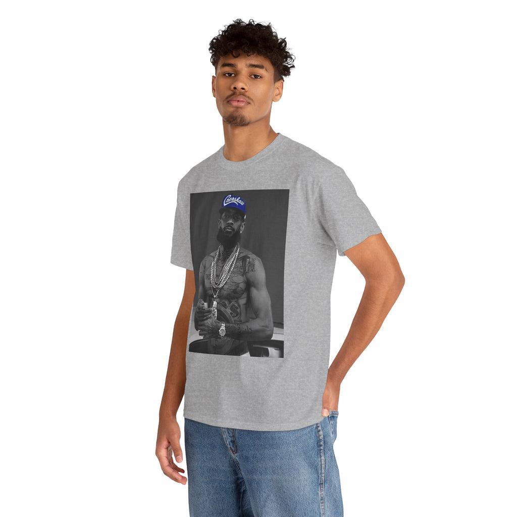 Iconic Rap Legend Photo Tee — Los Angeles Cap Graphic