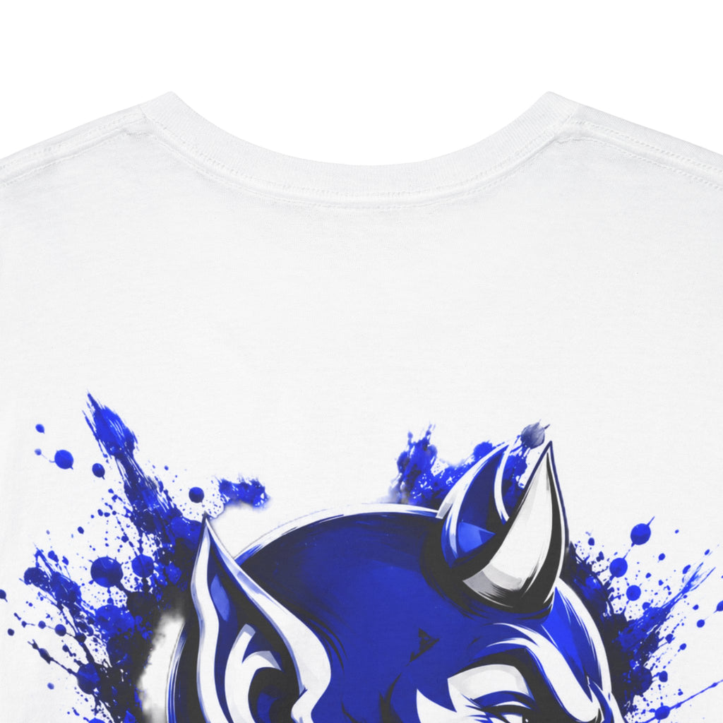 Duke Blue Devils Graphic Tee — Splatter Devil Logo T‑Shirt
