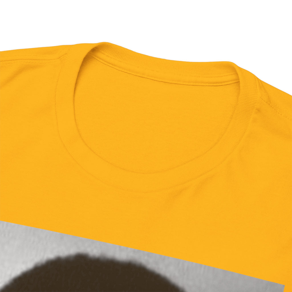 Graphic Tee — Retro Portrait Front with Black Power Fist Back