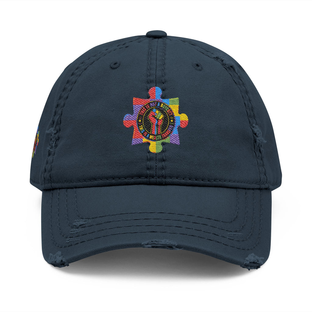 Distressed Dad Hat (Embroidery)