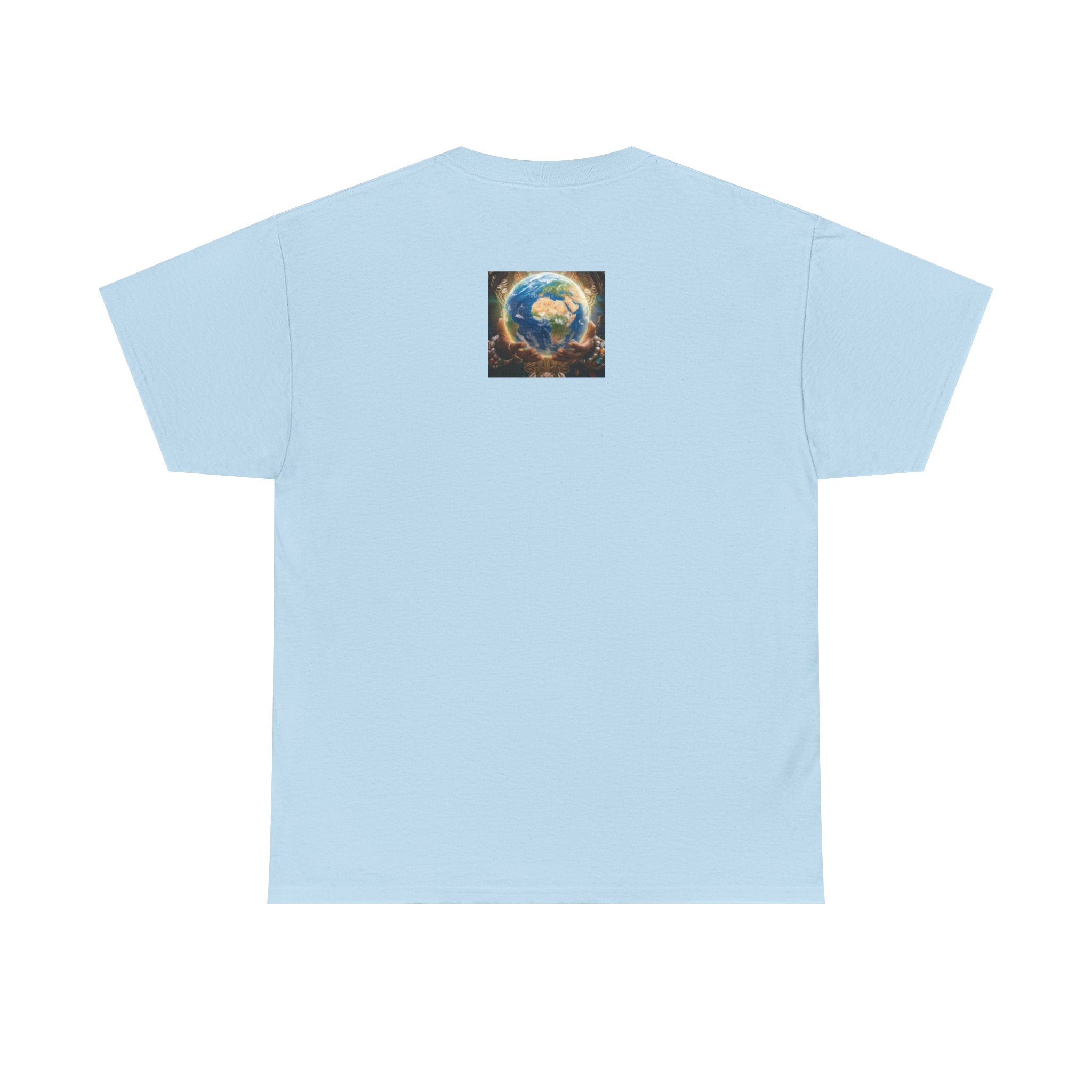 Cosmic Guardian Tee — Earth Mother Spiritual Graphic T-Shirt