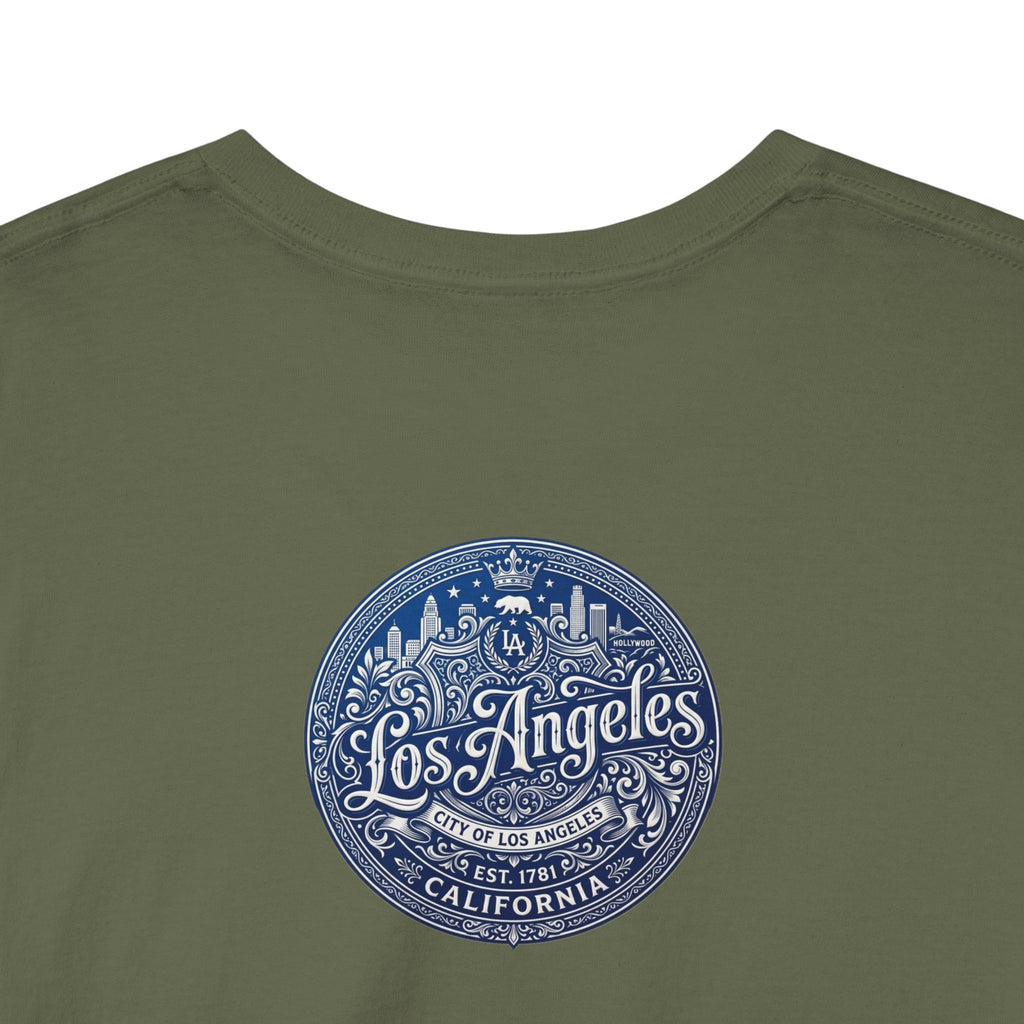 Iconic Rap Legend Photo Tee — Los Angeles Cap Graphic