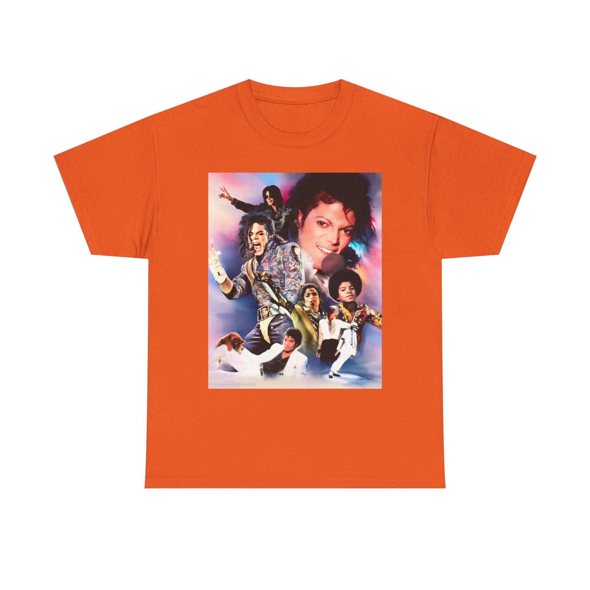Michael Jackson Tribute Tee — Vintage Pop Collage T-Shirt