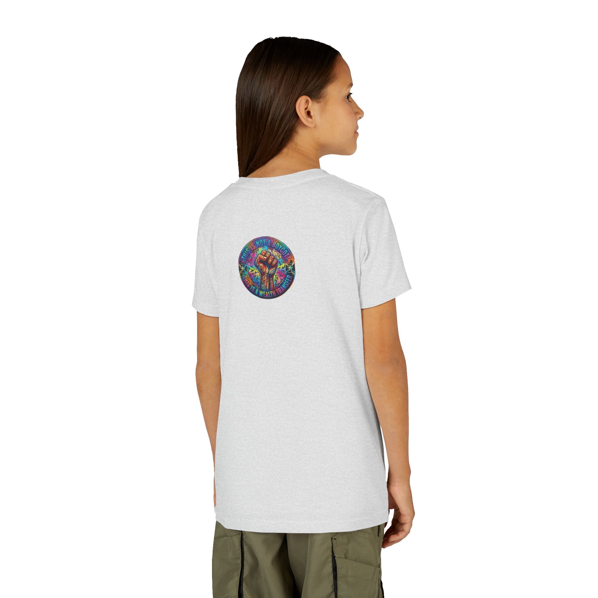 Kids Gaming Tee — Neon Rainbow Portal Gamer Shirt