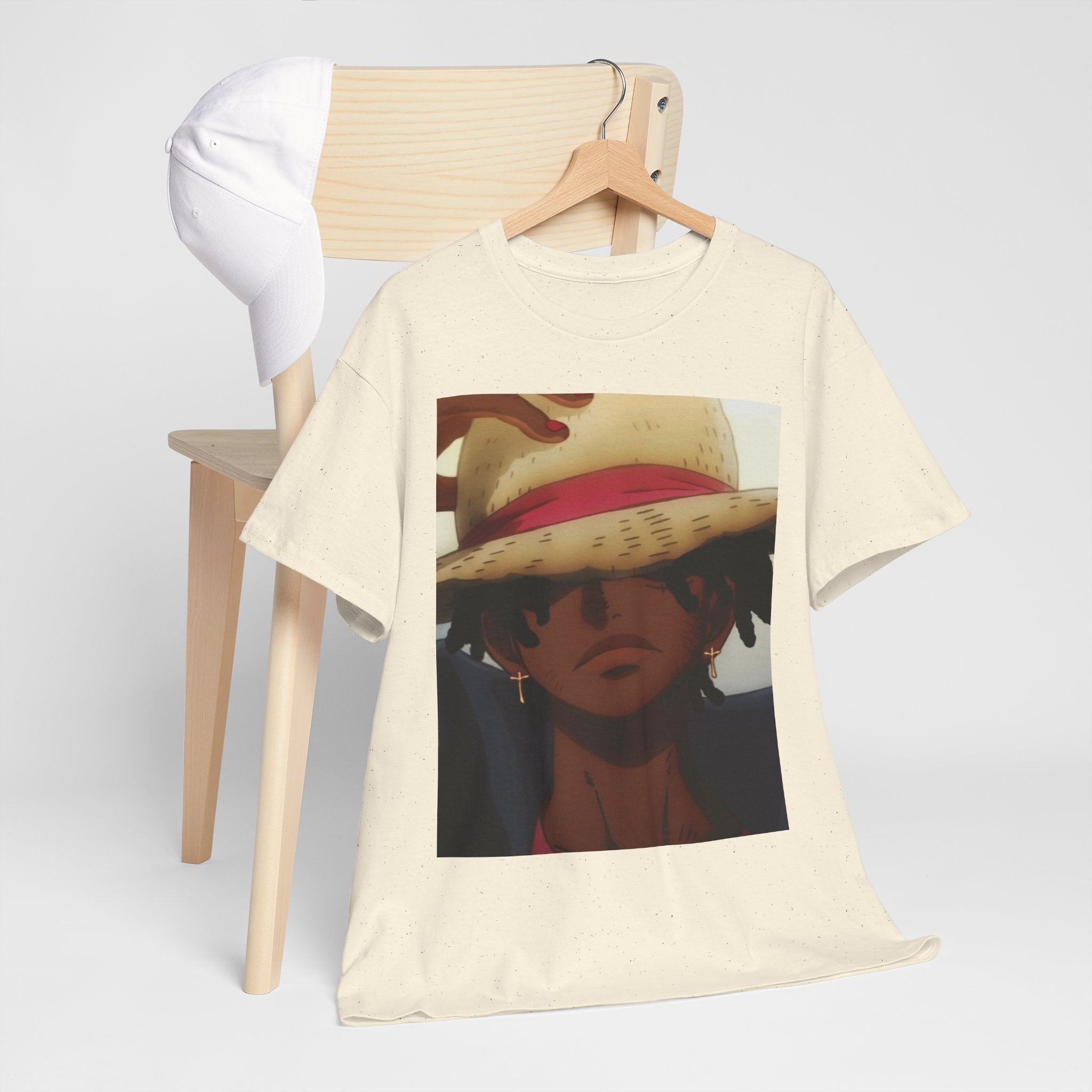 One Piece Luffy Straw Hat T‑Shirt — Anime Pirate Crew Graphic Tee