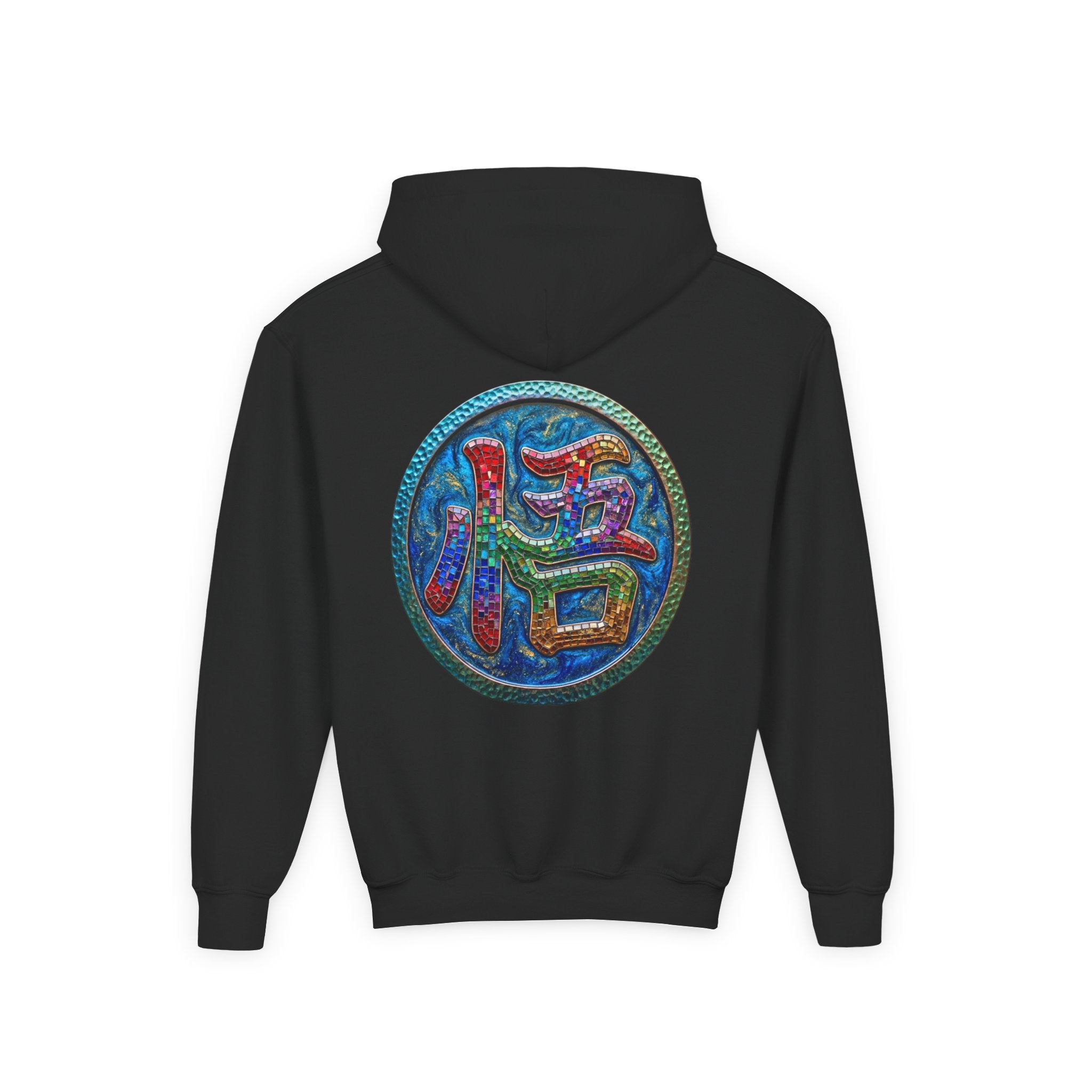 Dragon Boy Hoodie — Goku Cartoon Emblem Youth Hooded Sweatshirt