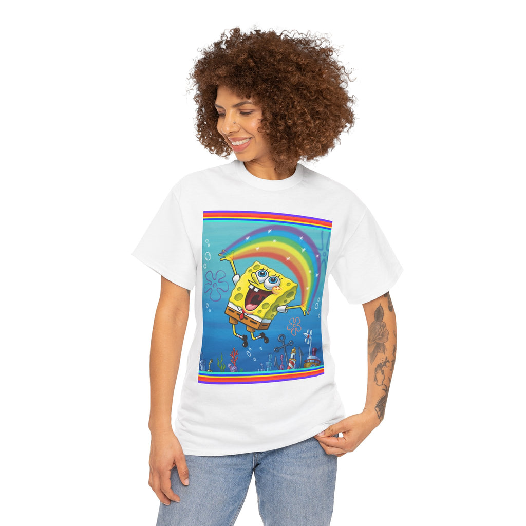 SpongeBob Rainbow SquarePants T-Shirt — Nickelodeon Graphic Tee
