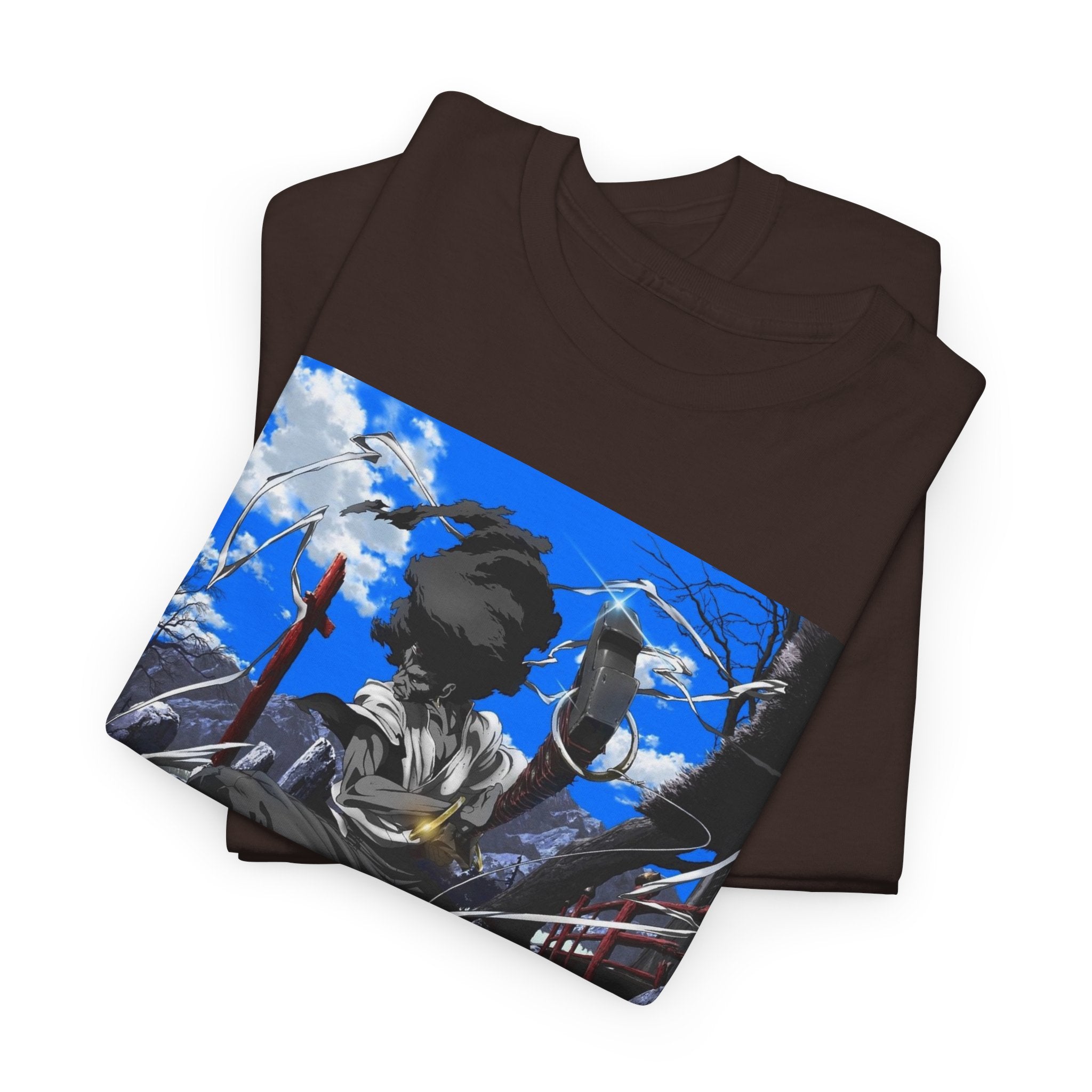 Afro Samurai Graphic Tee — Anime Streetwear T‑Shirt