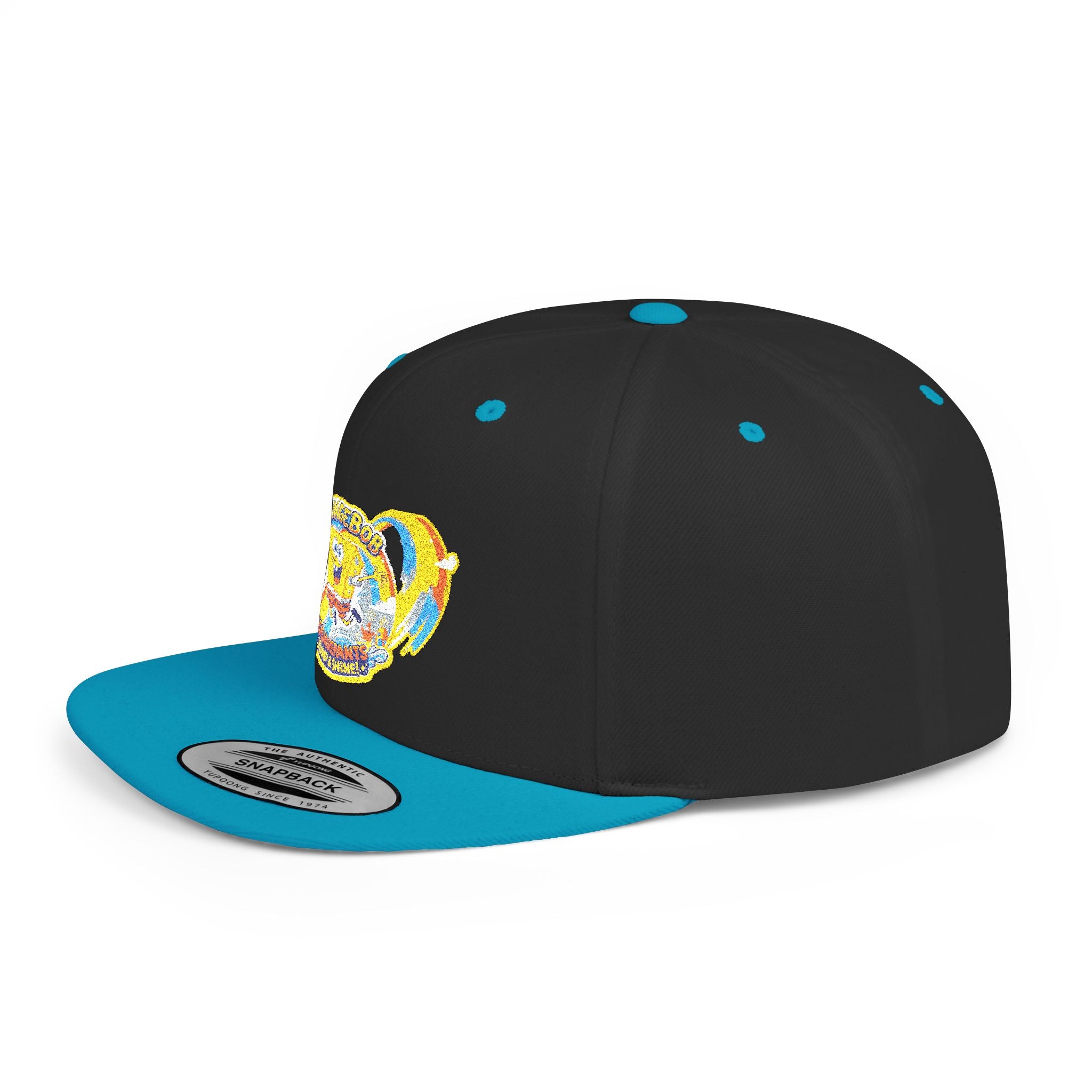 SpongeBob 'Jump & Shine' Royal Blue Flat Bill Snapback