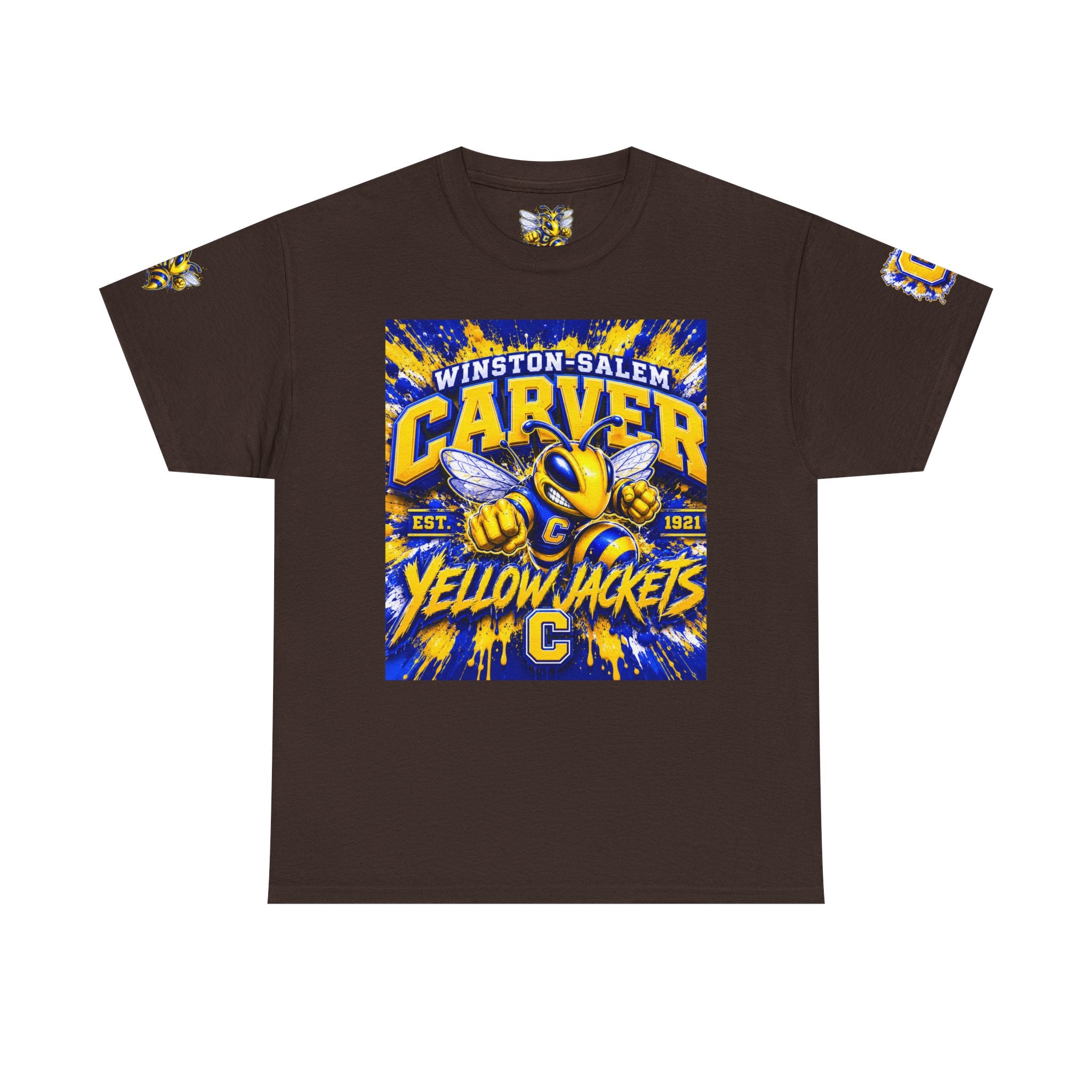 Carver Yellow Jackets T-Shirt — Winston-Salem High School Mascot Tee