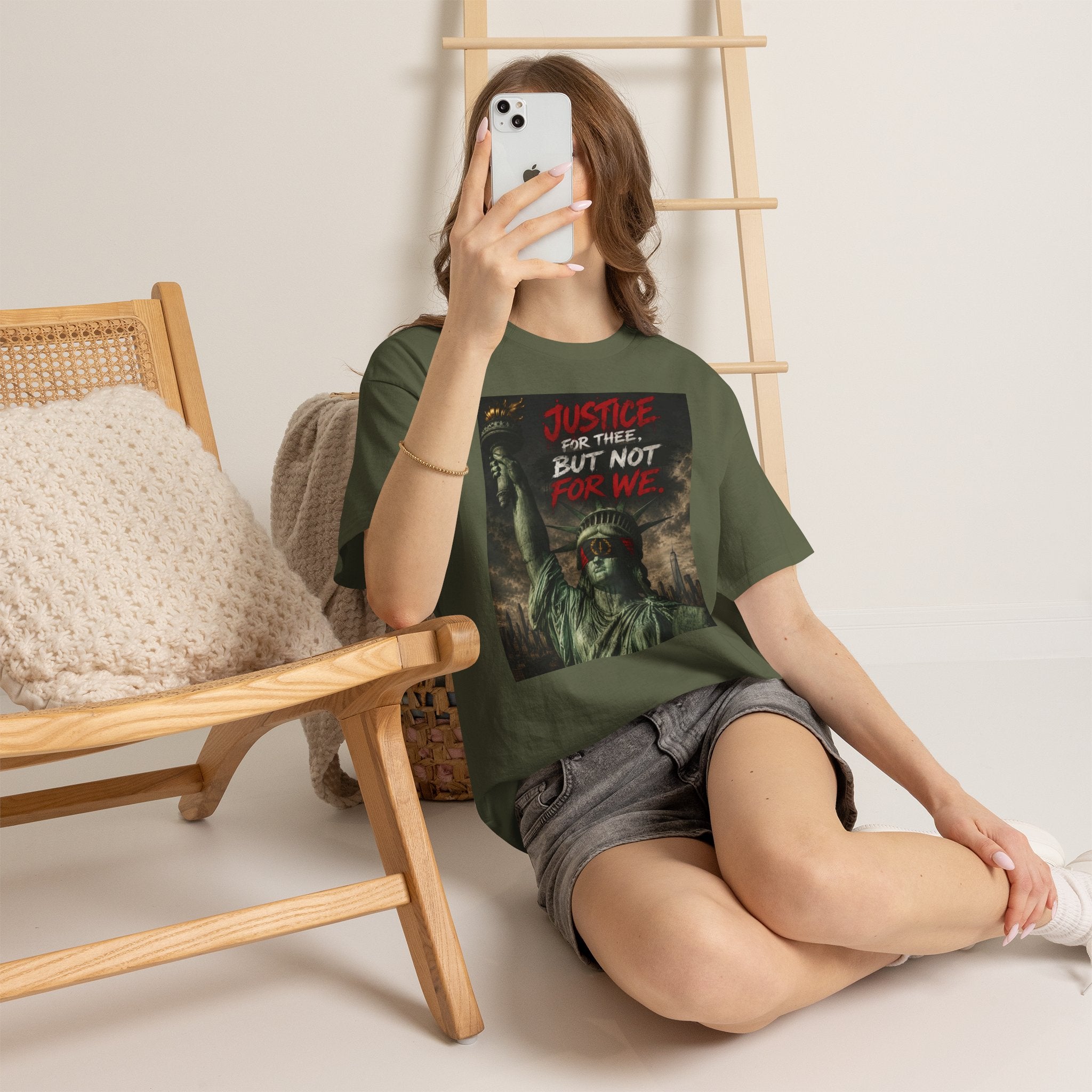 Protest Justice T-Shirt — “Justice For Thee, But Not For We” Graphic Tee
