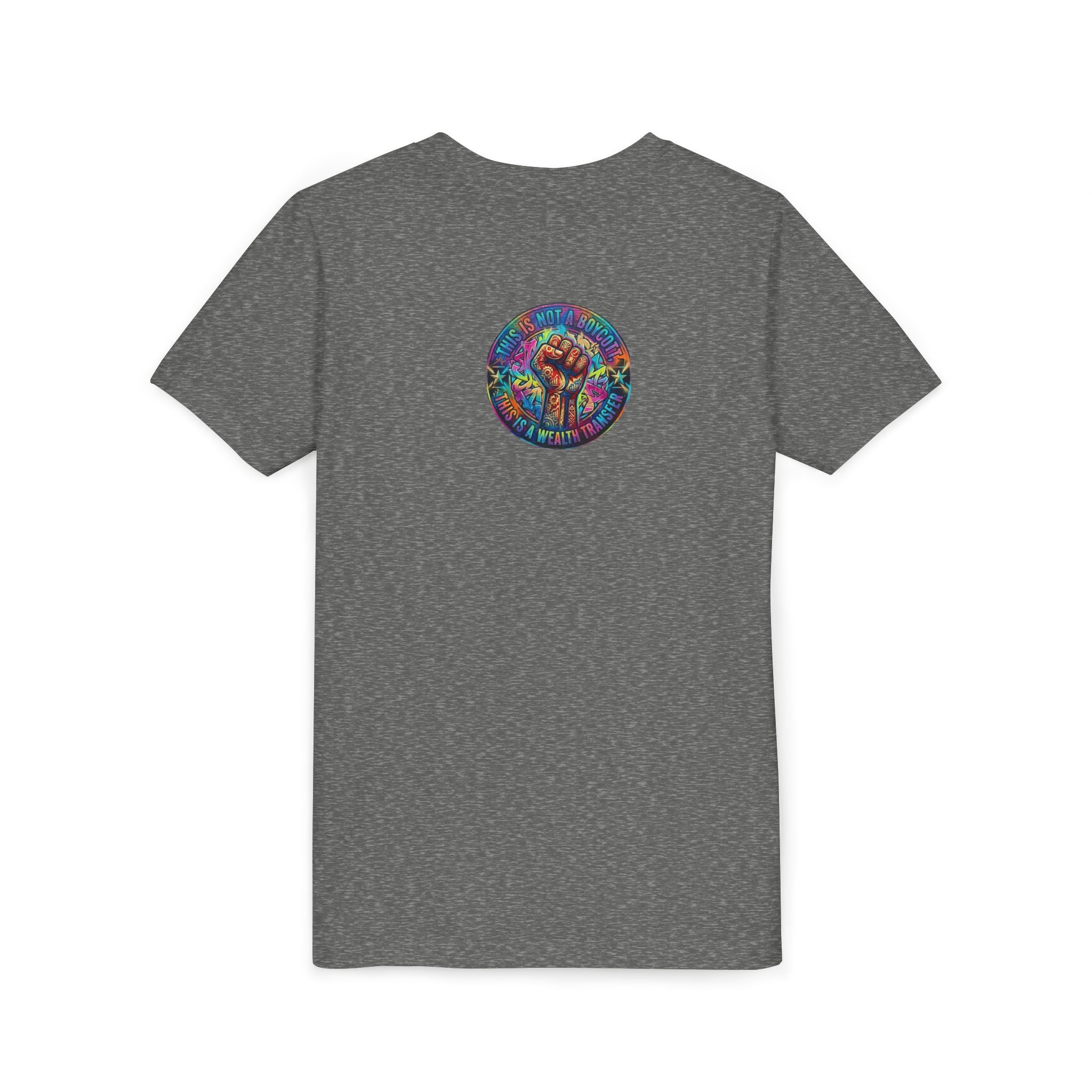 Youth Tee — “BUILD. CREATE. WIN.” Neon Builder City Design