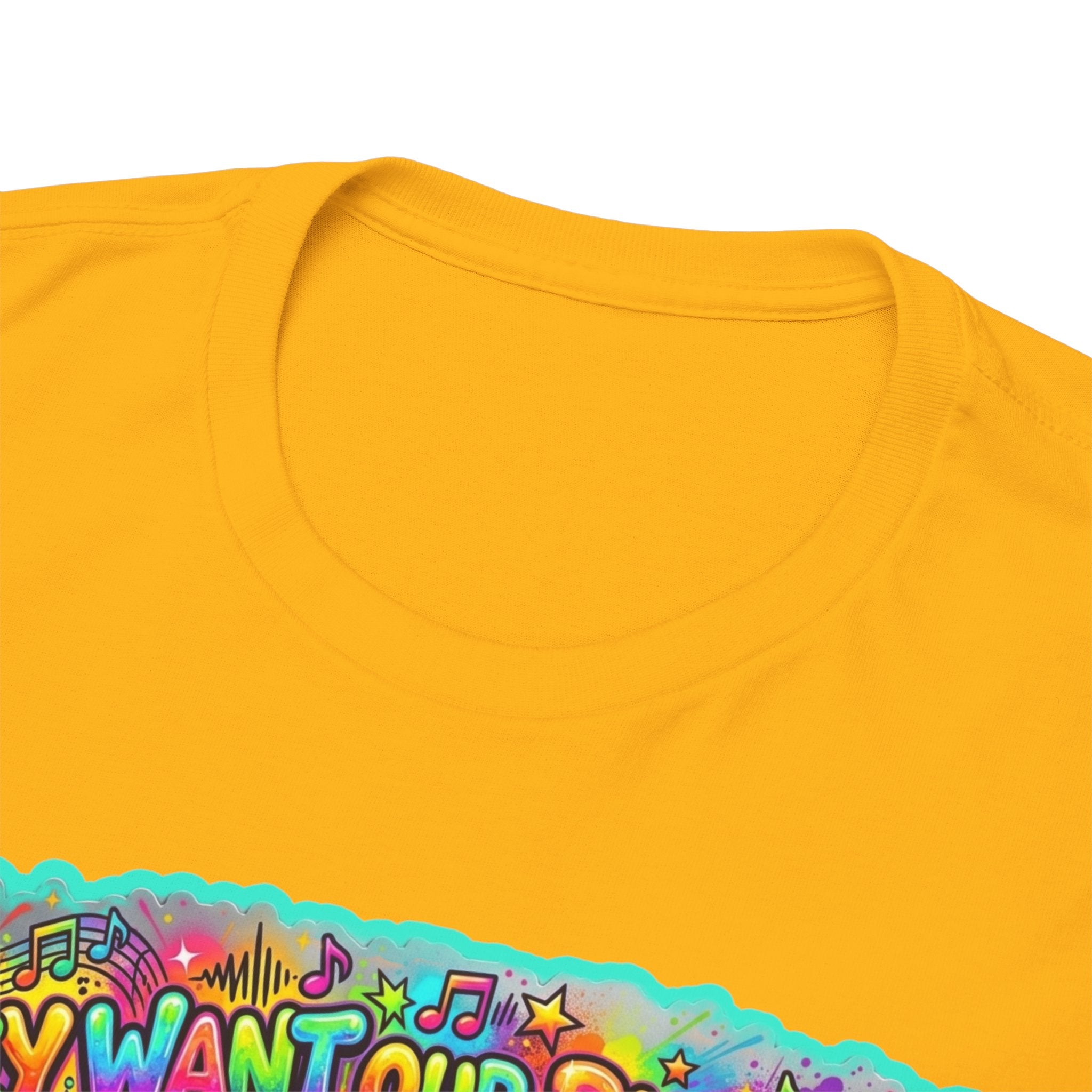 Music Vibes Tee — “They Want Our Rhythm But They Don’t Want Our Blues” Psychedelic Drip Note T-Shirt