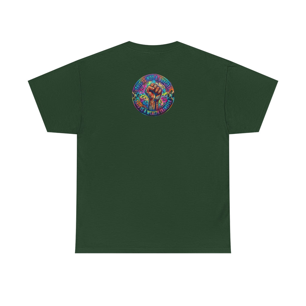 Graphic Tee — Vintage Afrocentric Joker Portrait & Psychedelic Raised Fist Art