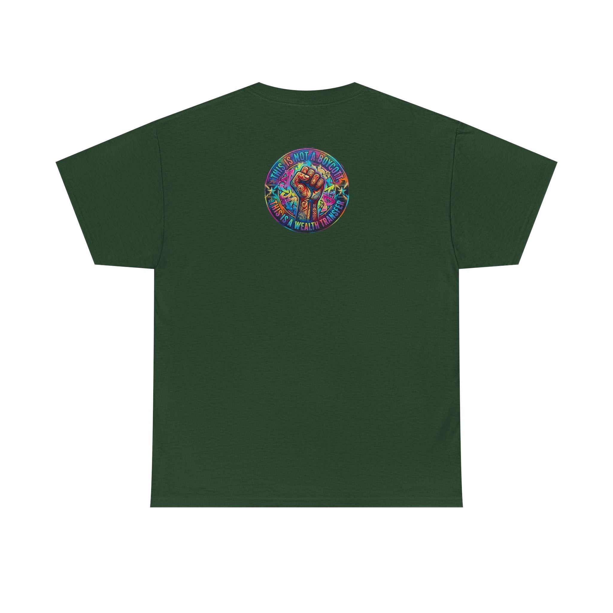 Graphic Tee — Vintage Afrocentric Joker Portrait & Psychedelic Raised Fist Art