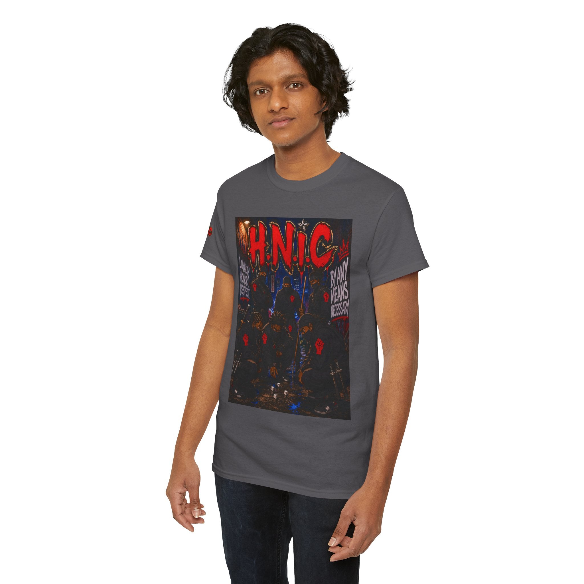 H.N.I.C. Graphic Tee — 'This Is Not A Riot' Raised Fist Streetwear T‑Shirt