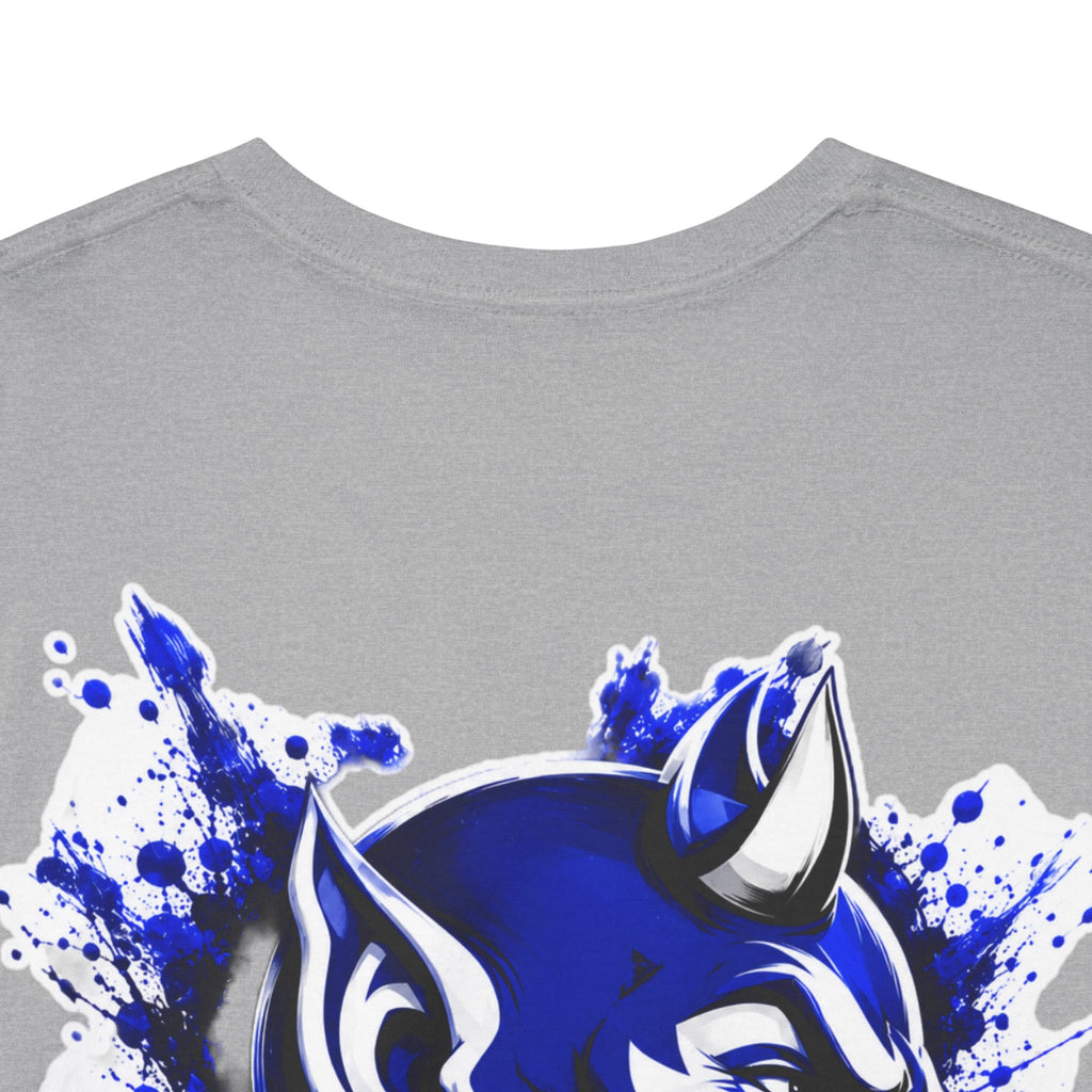 Duke Blue Devils Graphic Tee — Splatter Devil Logo T‑Shirt