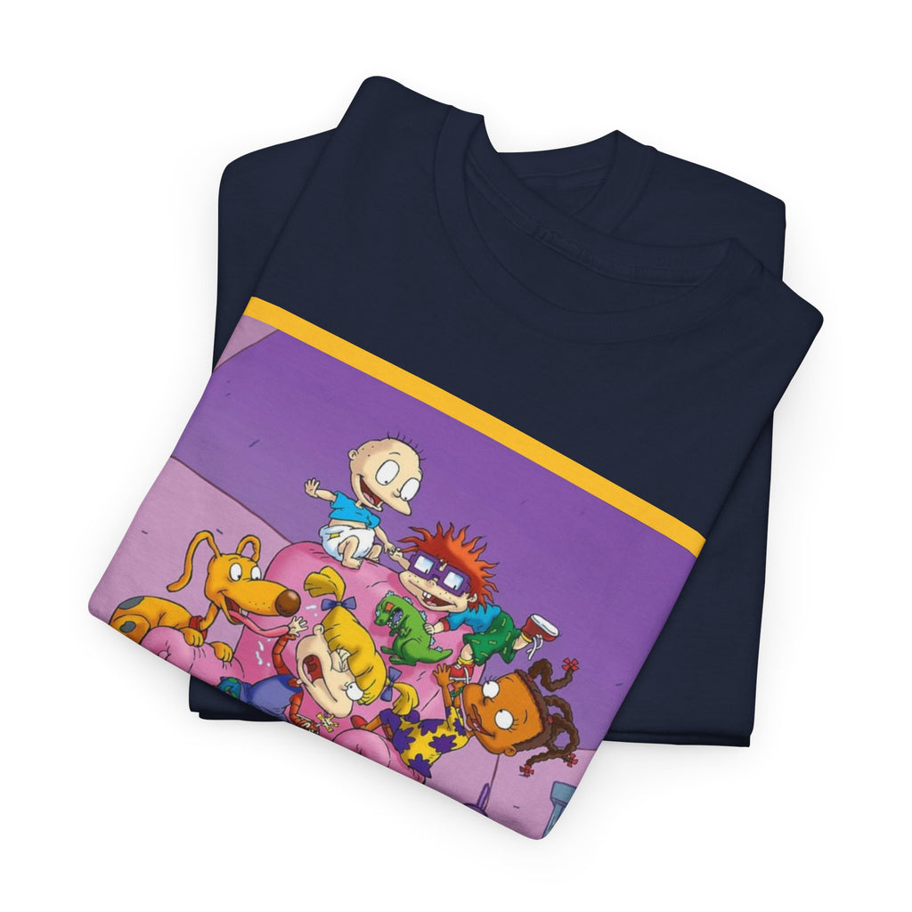 Rugrats Character Collage Tee — Retro Nickelodeon Kids Cartoon T-Shirt