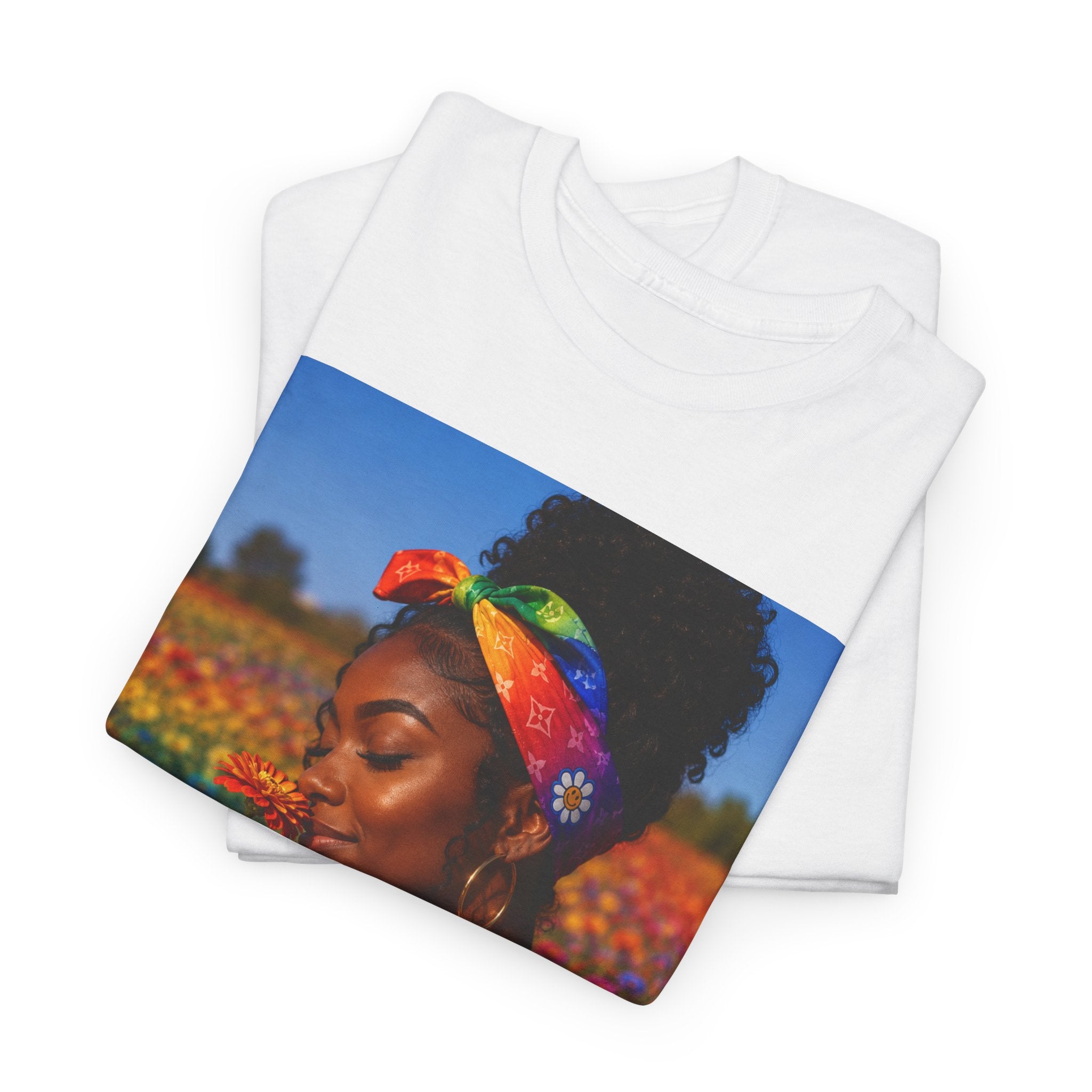 T-Shirt — Rainbow Empowerment Portrait Tee ("This Is Not A Boycott, This Is A Human Transaction")
