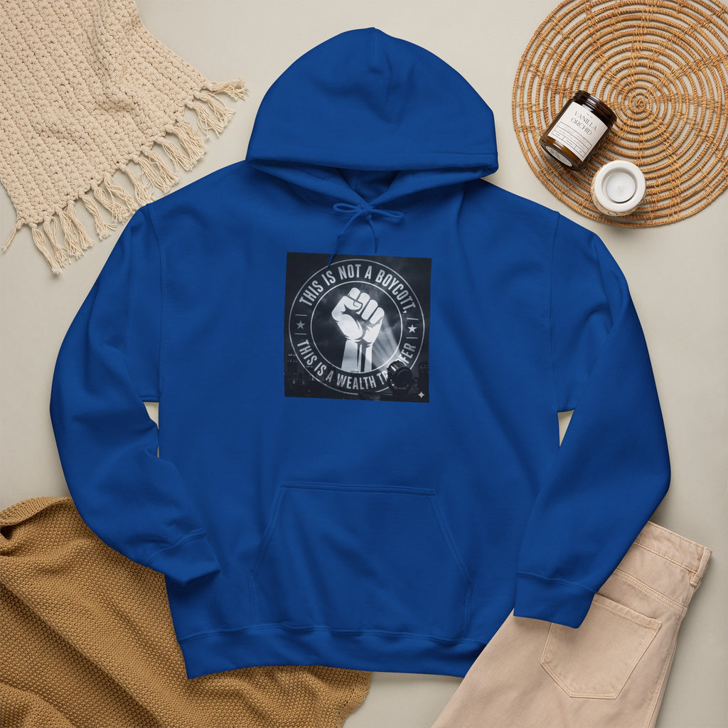 Hoodie — "This Is Not a Moment" Raised Fist Social Justice Pullover