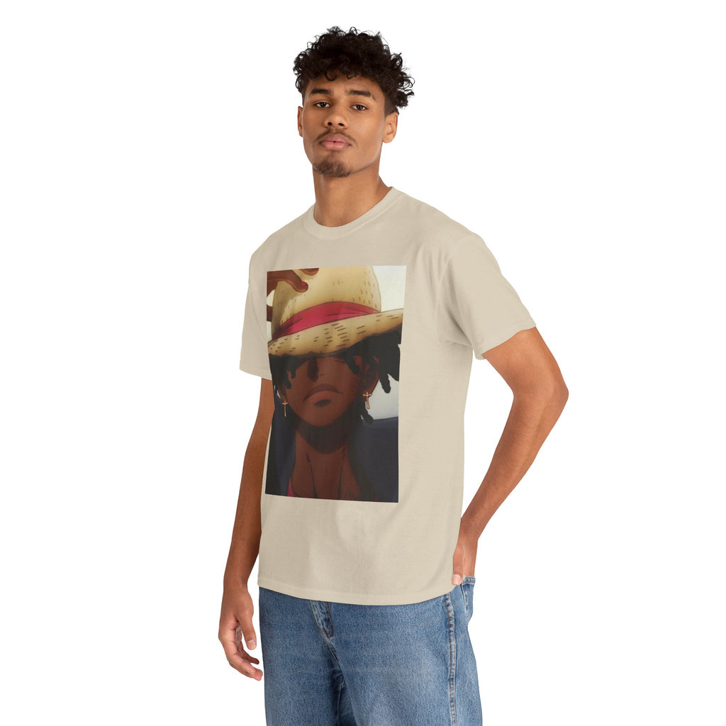 One Piece Luffy Straw Hat T‑Shirt — Anime Pirate Crew Graphic Tee