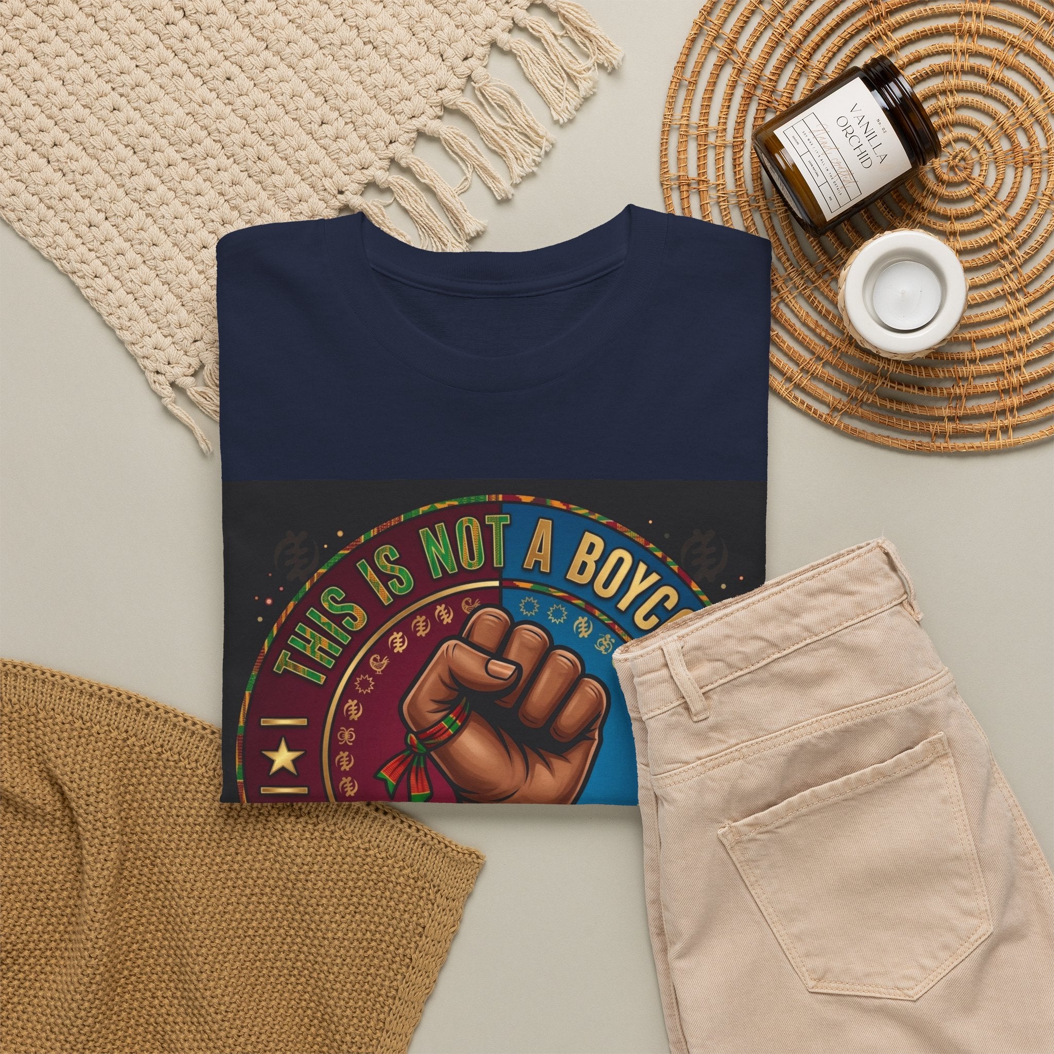 Political Activist Tee — "This Is Not a Boycott, This Is a Wealth Transfer" Fist Graphic Shirt